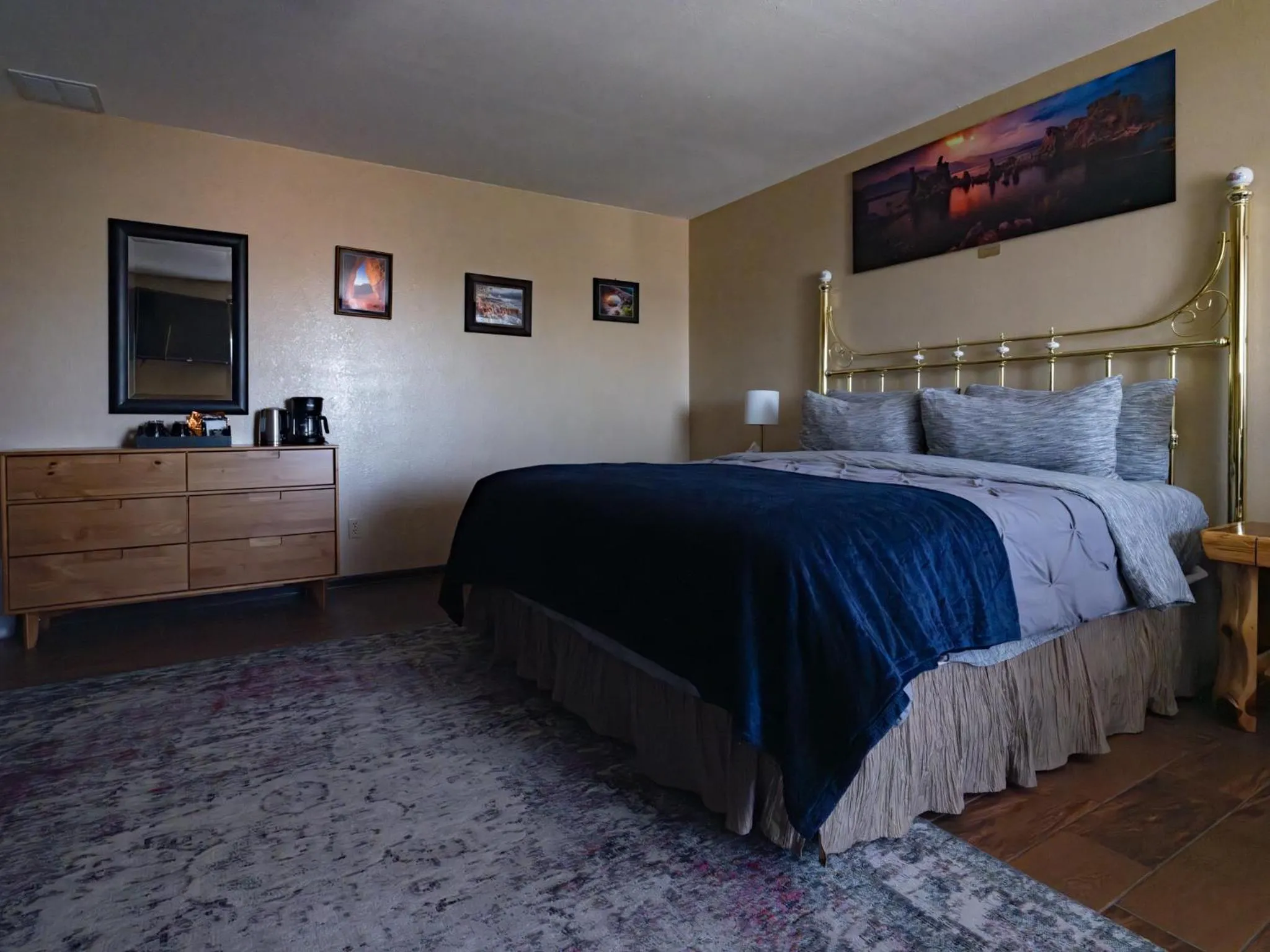 Bed in Bryce Trails Bed and Breakfast