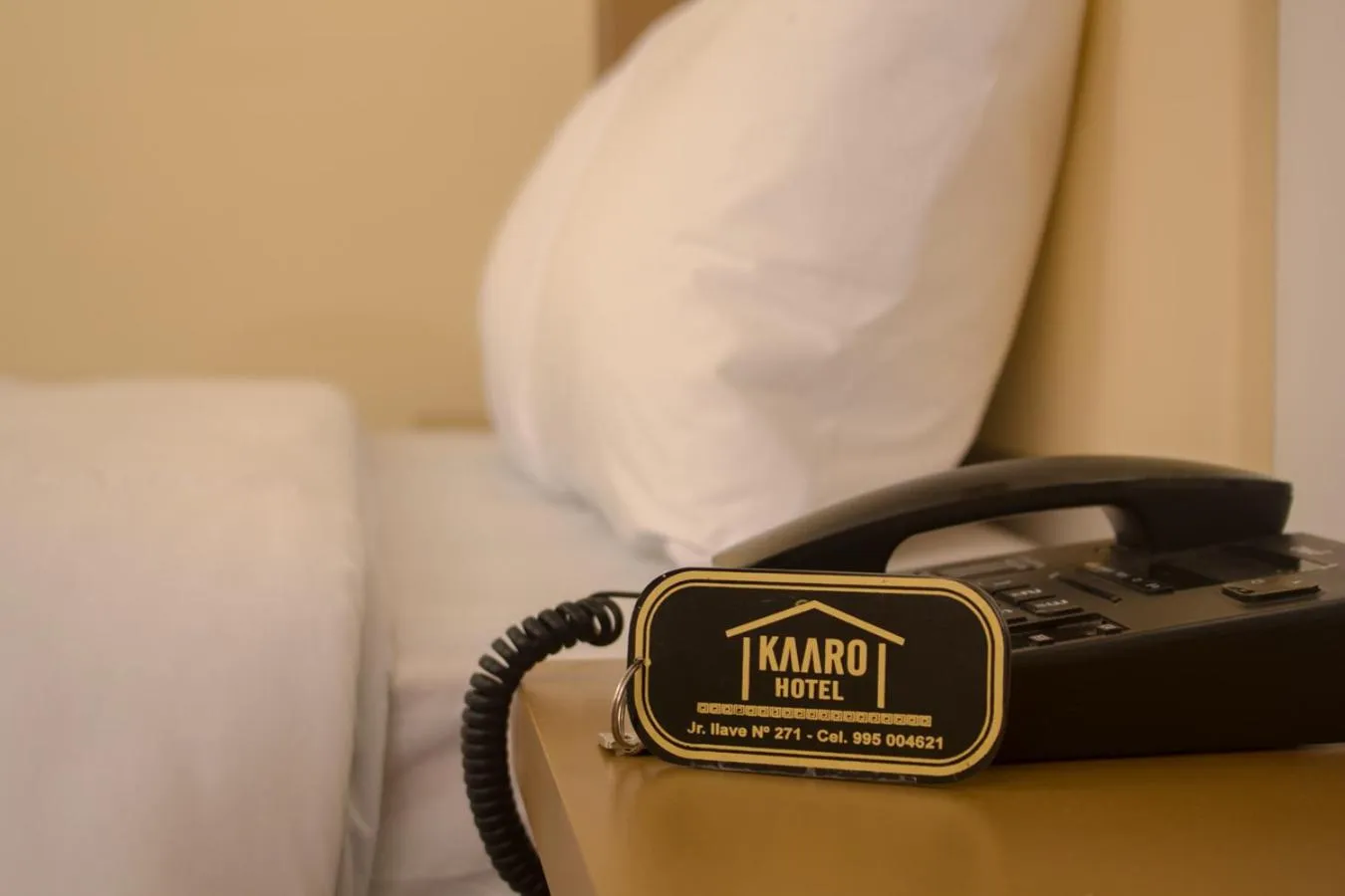 Bed in Kaaro Hotel Puno