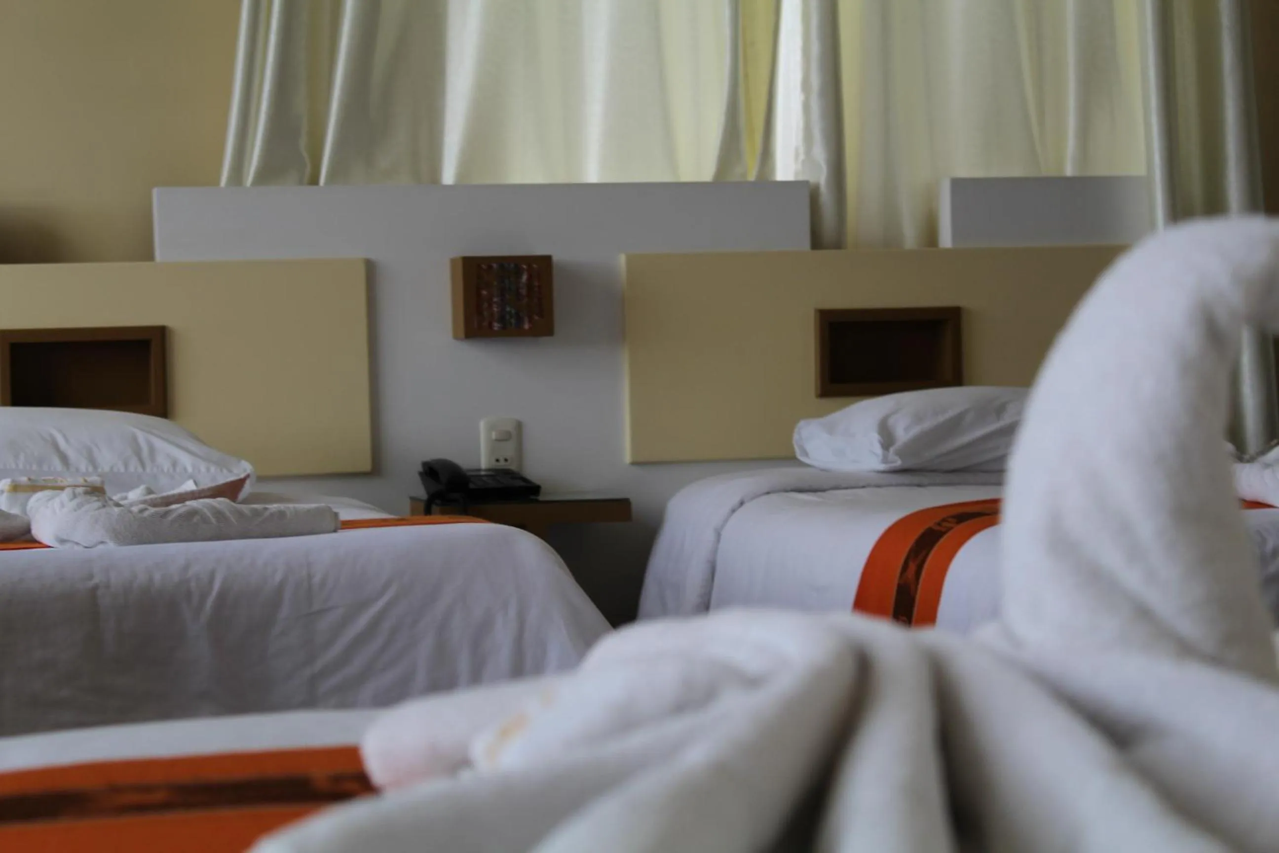 Bed in Kaaro Hotel Puno