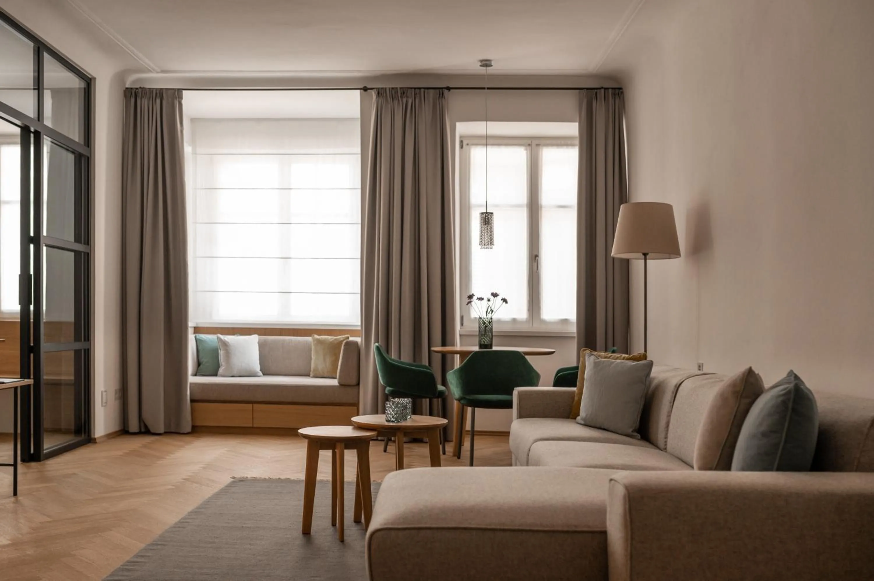 Living room in Kuntino Suites