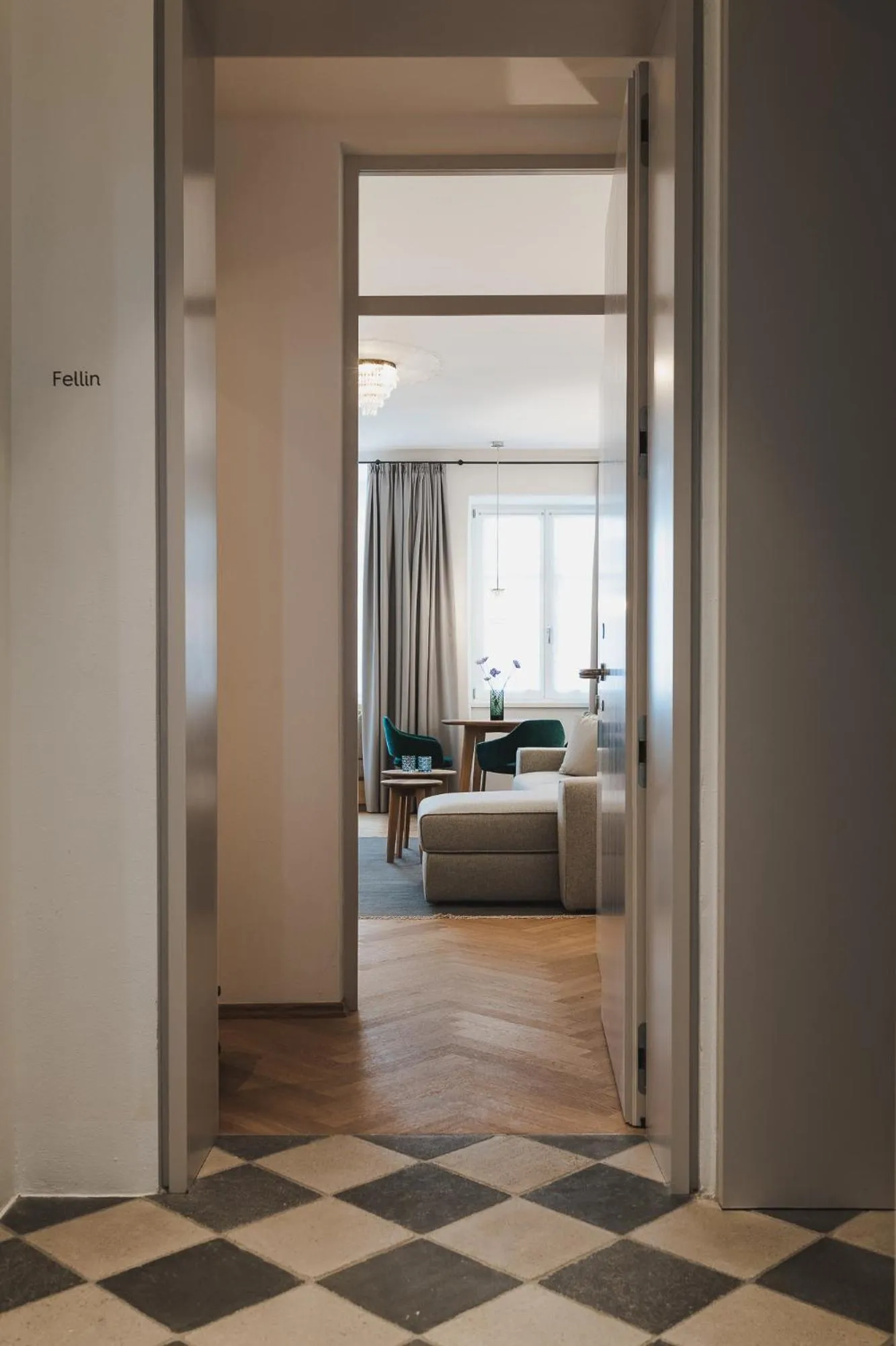 Living room, Bed in Kuntino Suites