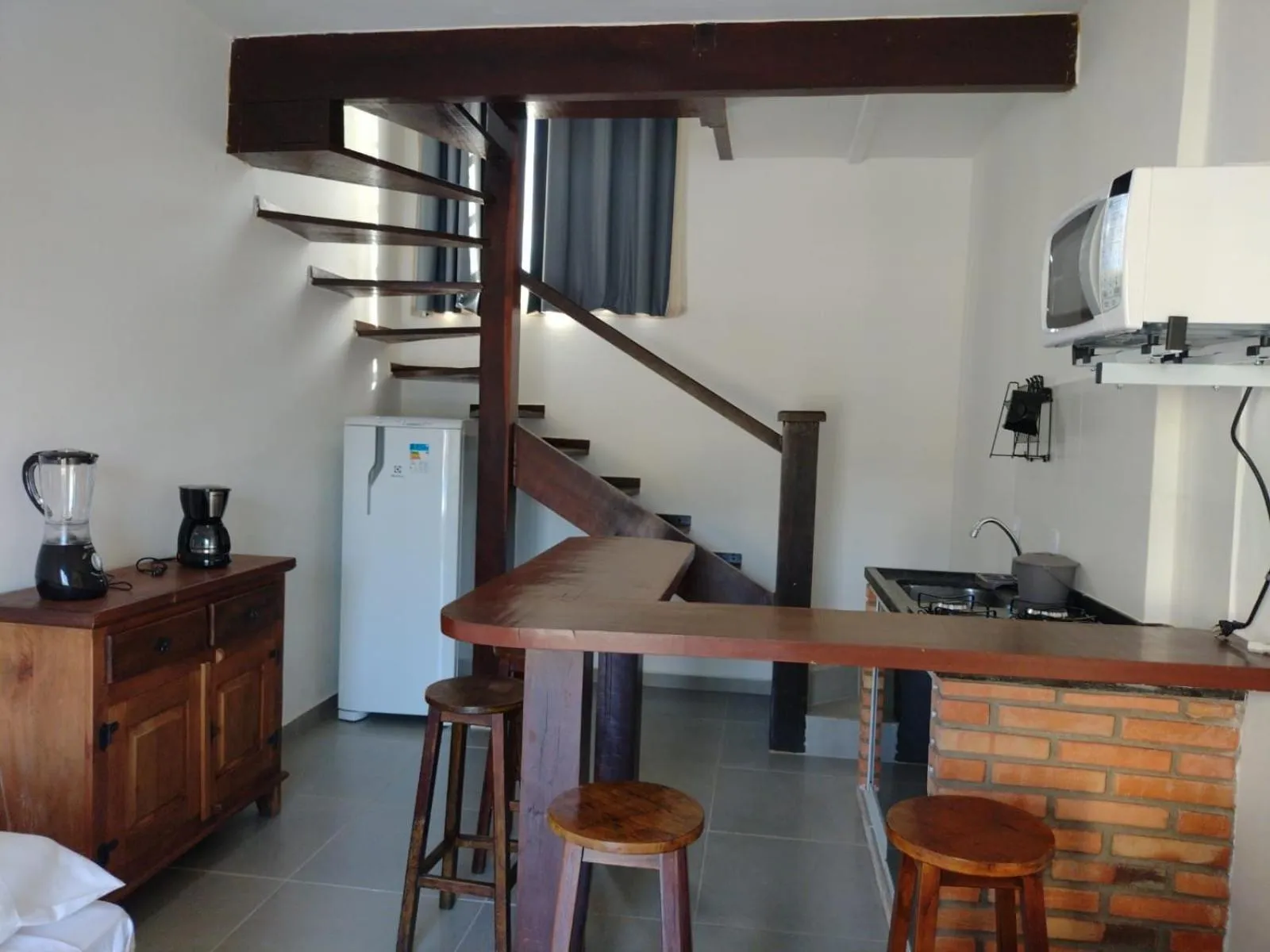 Kitchen or kitchenette in Pousada Portal de Paraty- COM GERADOR DE ENERGIA- SERVIREMOS UM DELICIOSO JANTAR NA NOITE DE REVEILLON 2026