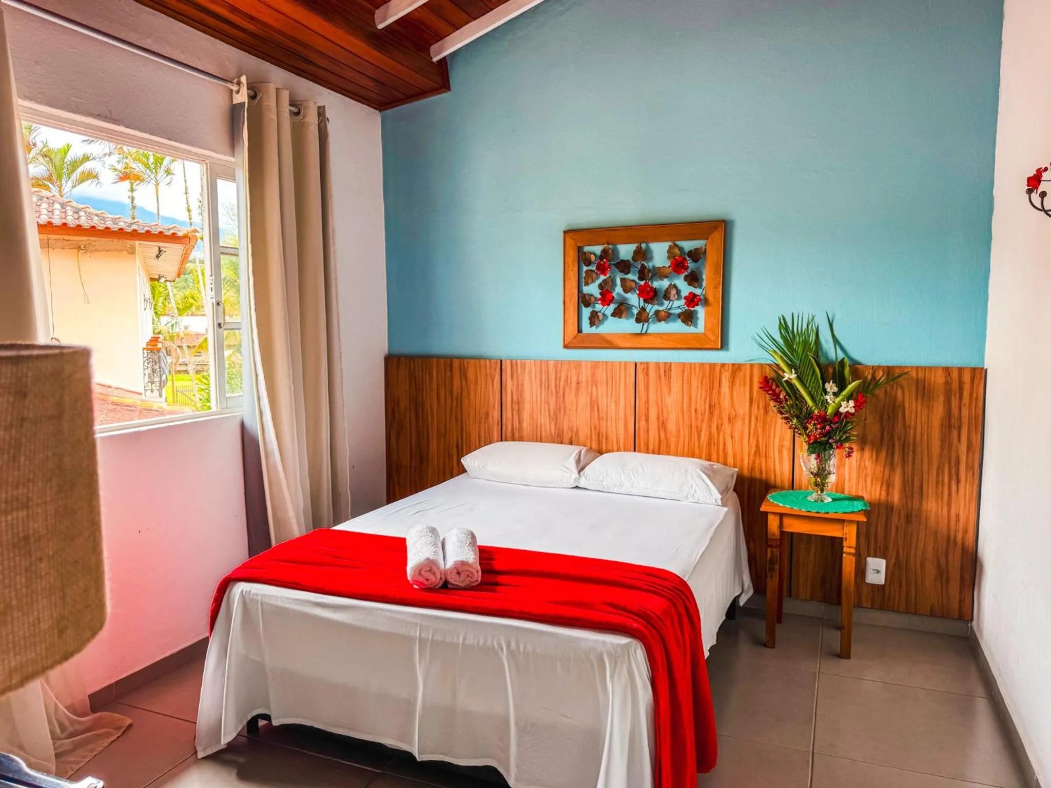 Bedroom, Bed in Pousada Portal de Paraty- COM GERADOR DE ENERGIA- SERVIREMOS UM DELICIOSO JANTAR NA NOITE DE REVEILLON 2026