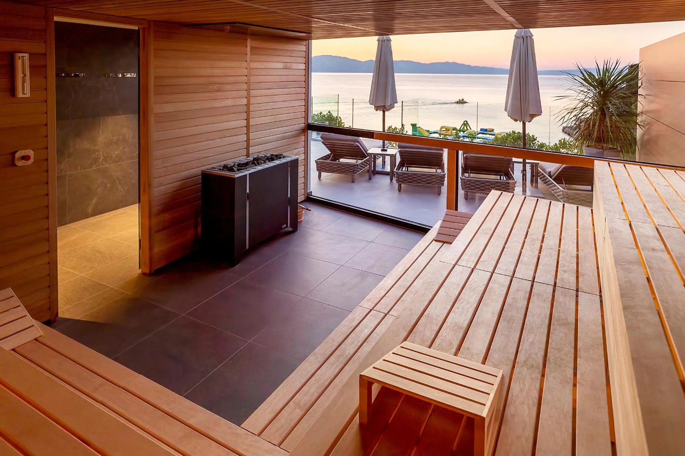 Sauna in Luxury Hotel Riva