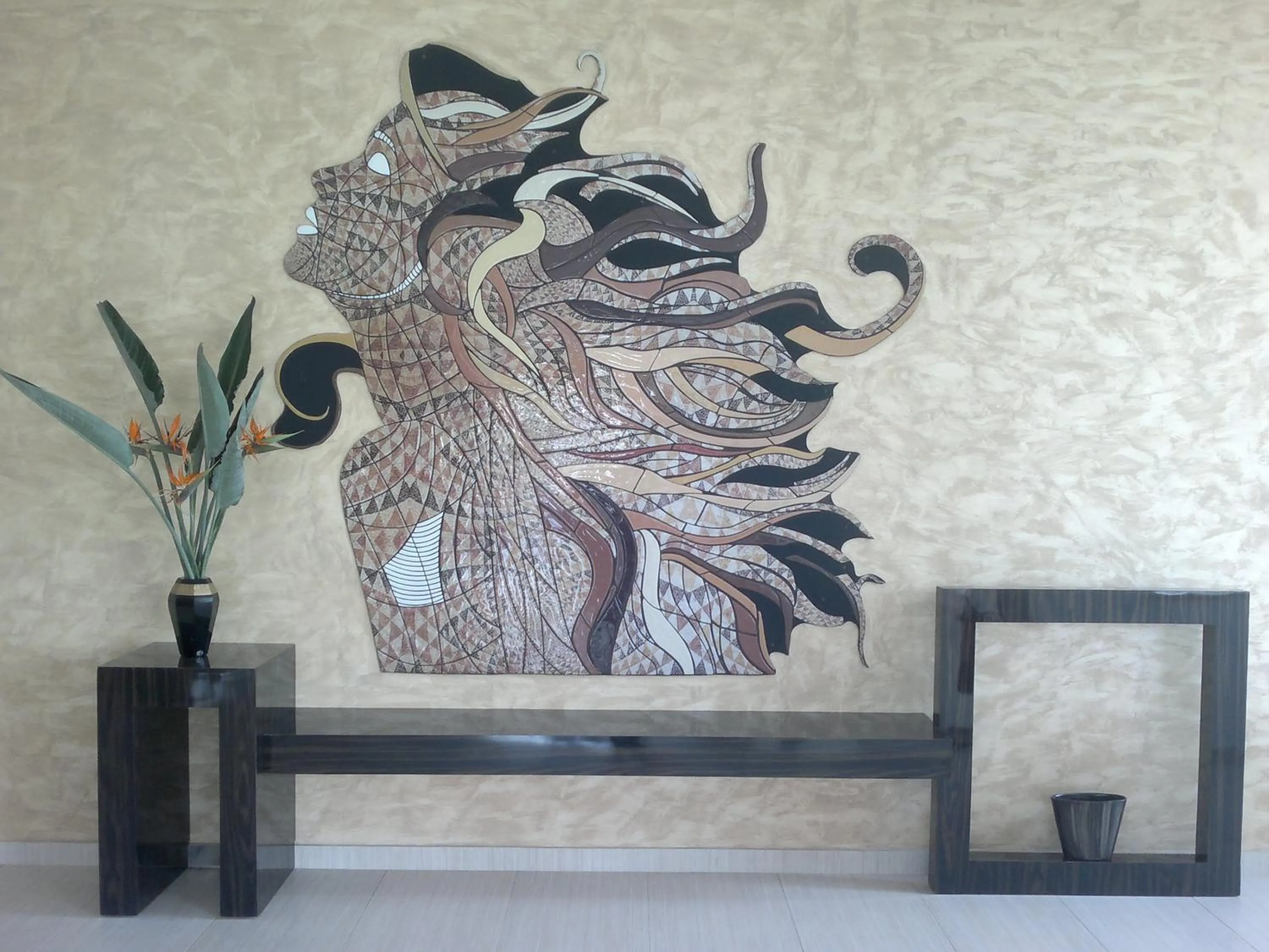 Lobby or reception in Hotel The Queen