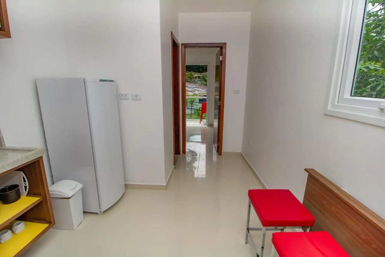 Kitchen or kitchenette in Apart-Hotel Bella Vida Suítes e Apartamentos