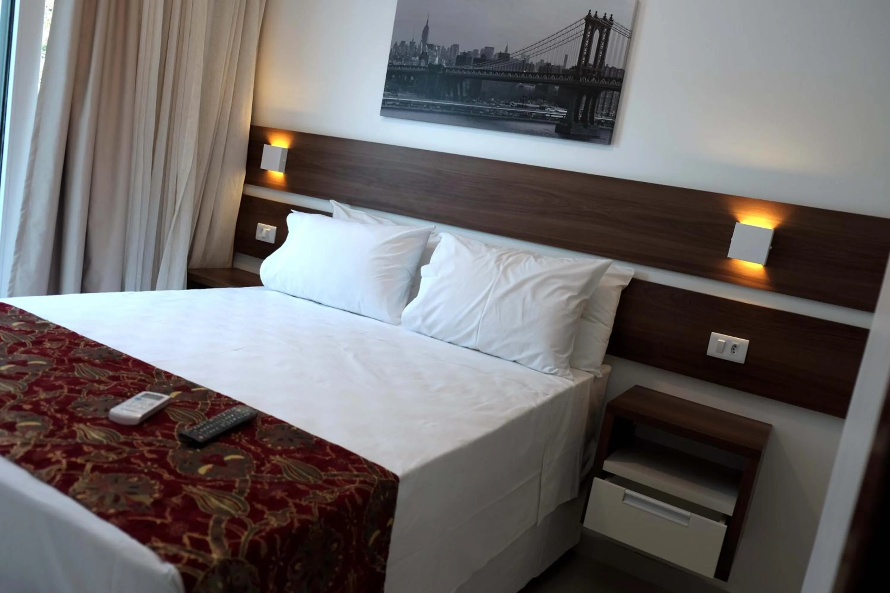 Bed in Apart-Hotel Bella Vida Suítes e Apartamentos