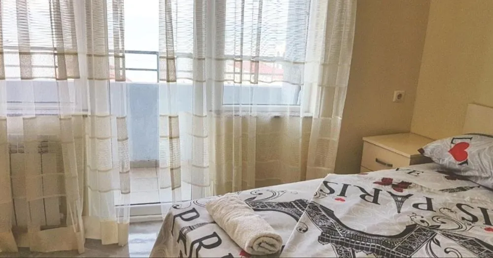Bed in Sea Luxury Apartment