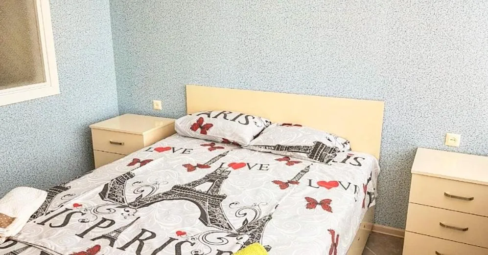 Bed in Sea Luxury Apartment