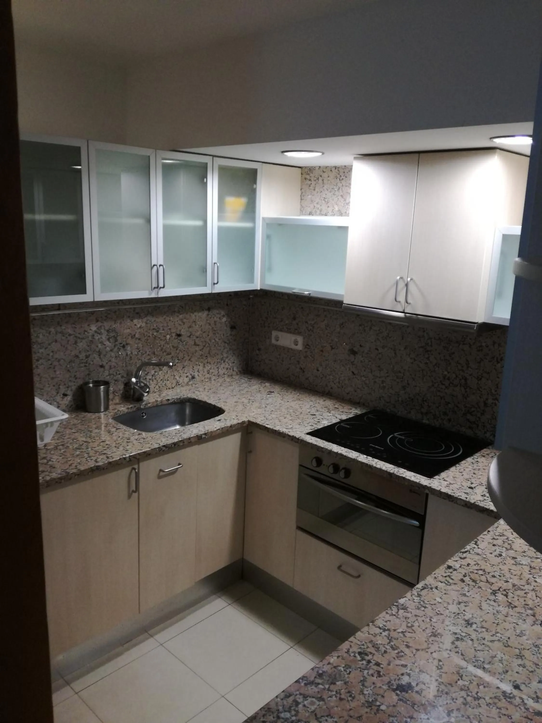 Kitchen or kitchenette in Hotel Platja d'Aro