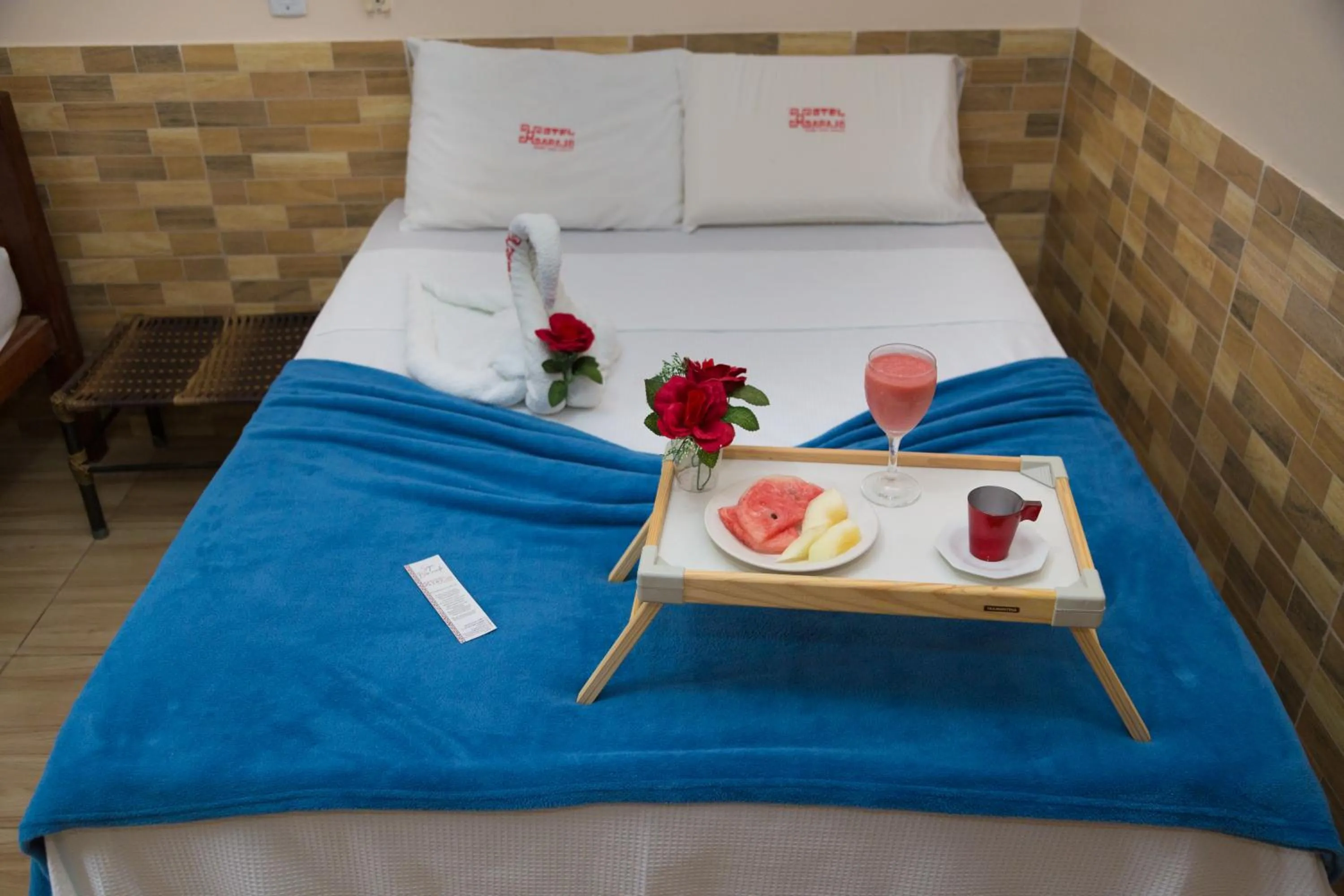 Decorative detail, Bed in Hotel Marajó - Turismo de Experiência