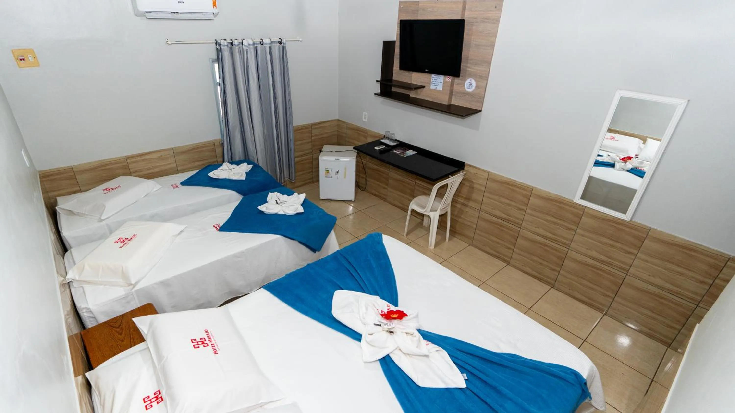 Bed in Hotel Marajó - Turismo de Experiência