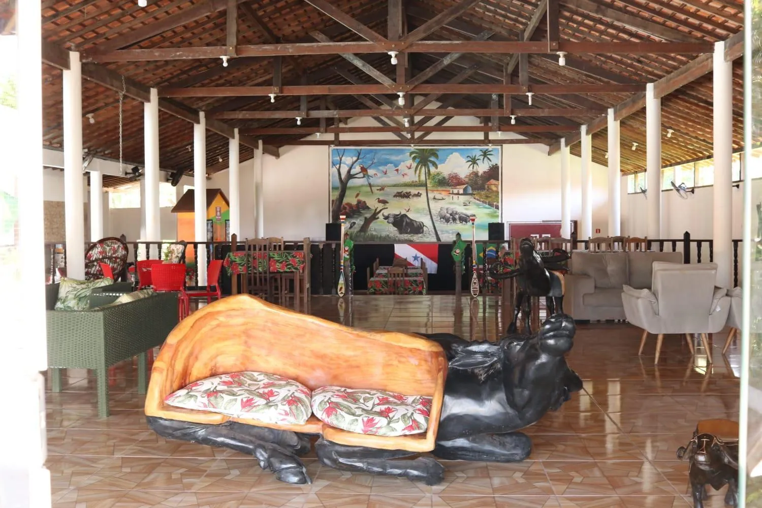 Restaurant/places to eat in Hotel Marajó - Turismo de Experiência