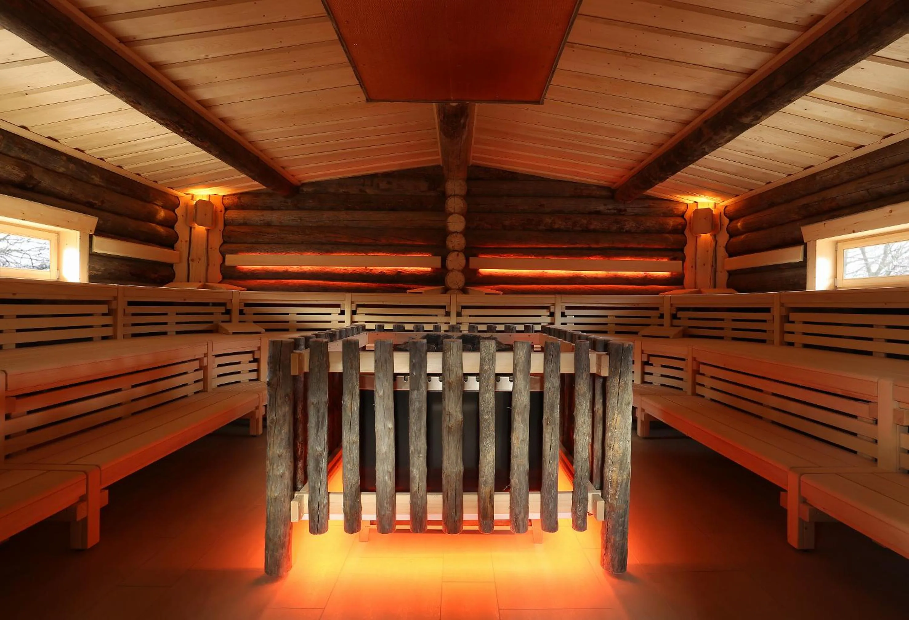 Sauna in See Park Janssen