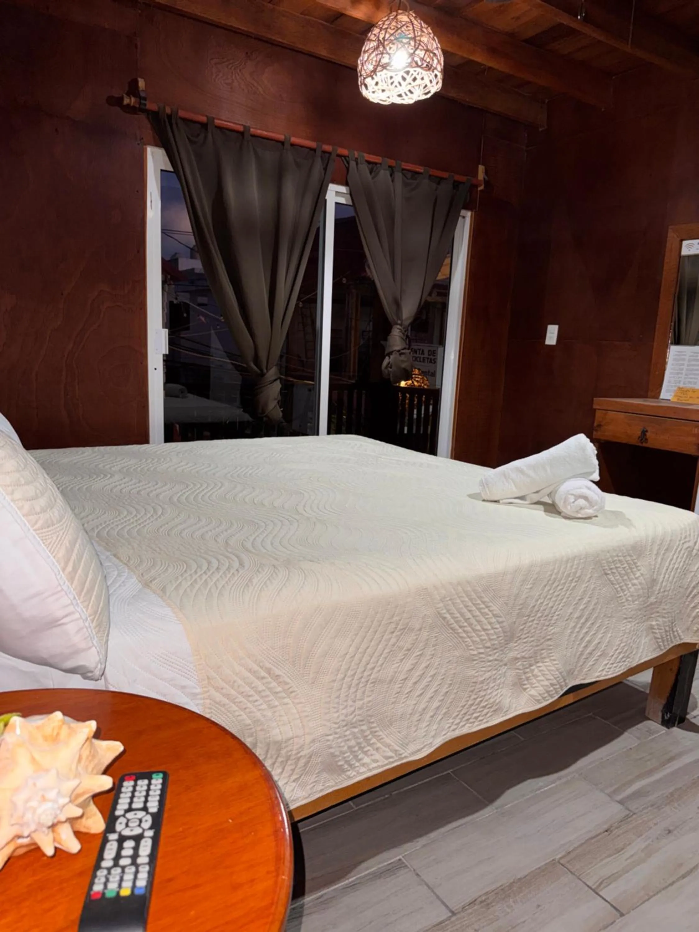 Bed in Hotelito Villas Holbox