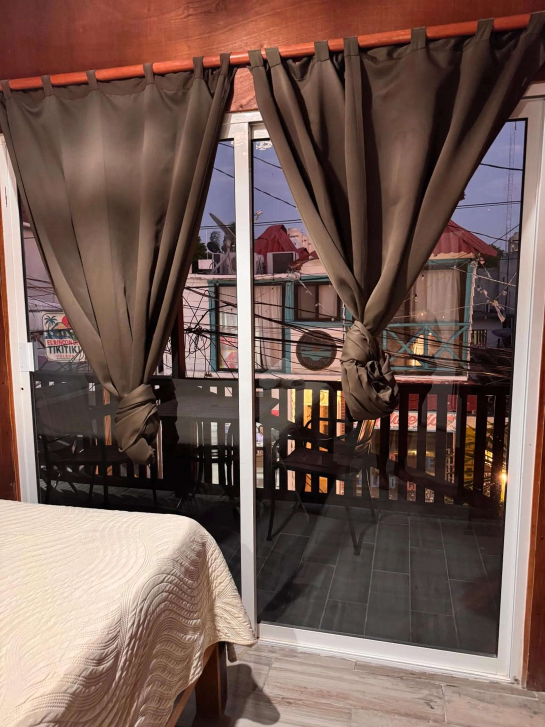 Bed in Hotelito Villas Holbox