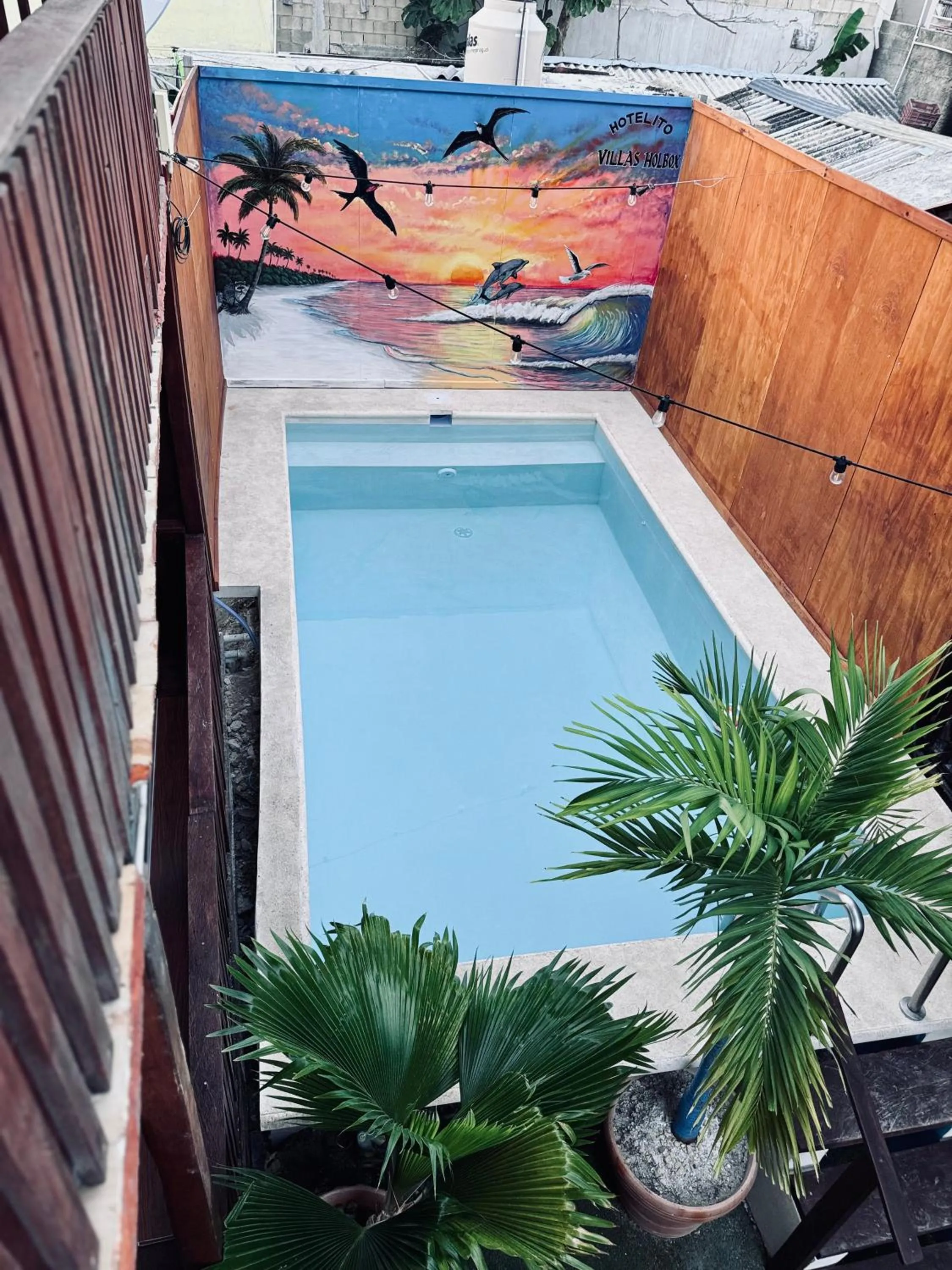 Pool view in Hotelito Villas Holbox - Self Check In