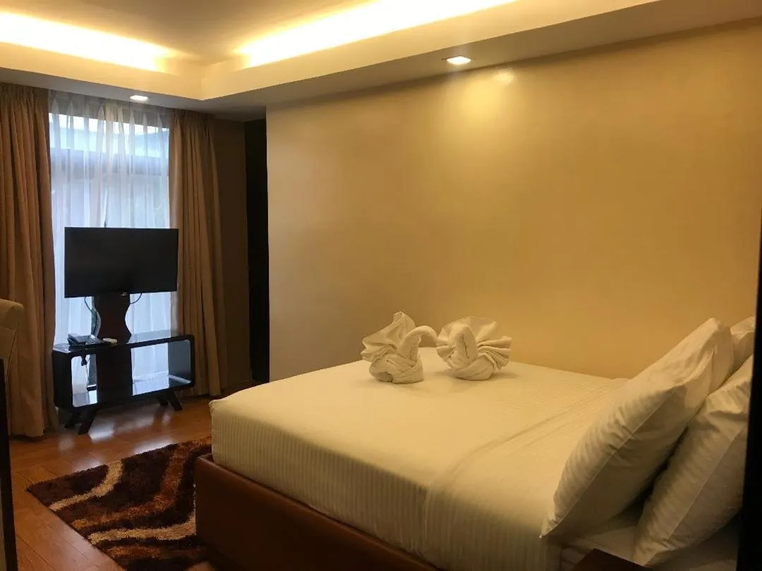 Bed in Treasure Island Hotel With Mini Water Adventure