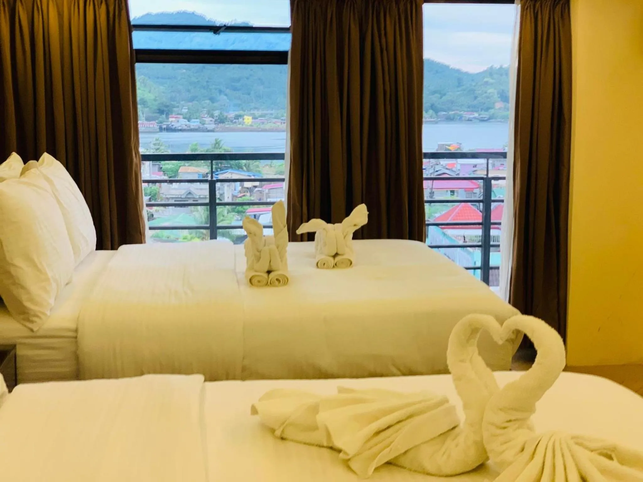 Bed in Treasure Island Hotel With Mini Water Adventure