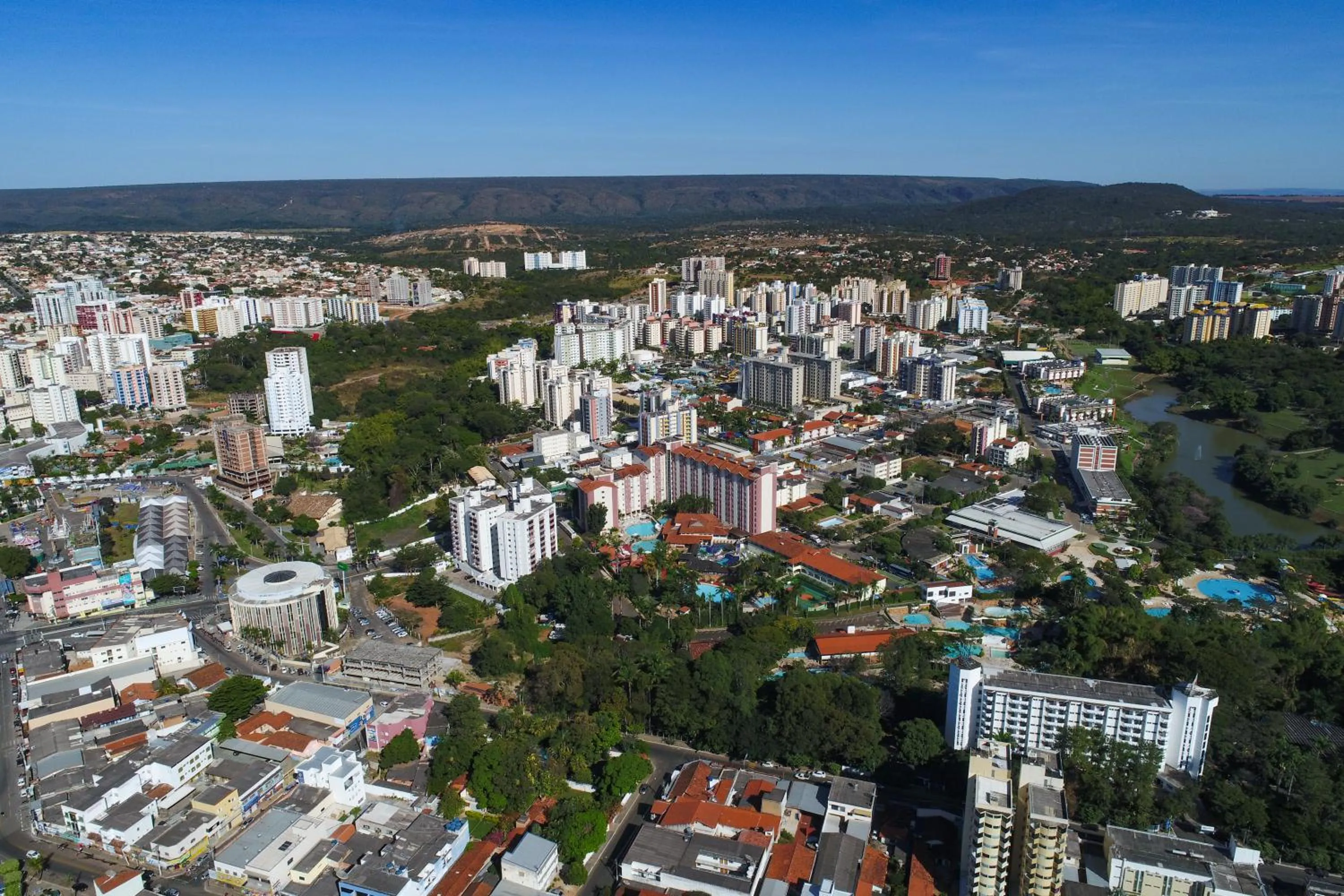 Bird's eye view in HotSprings OFICIAL B3 Hotéis