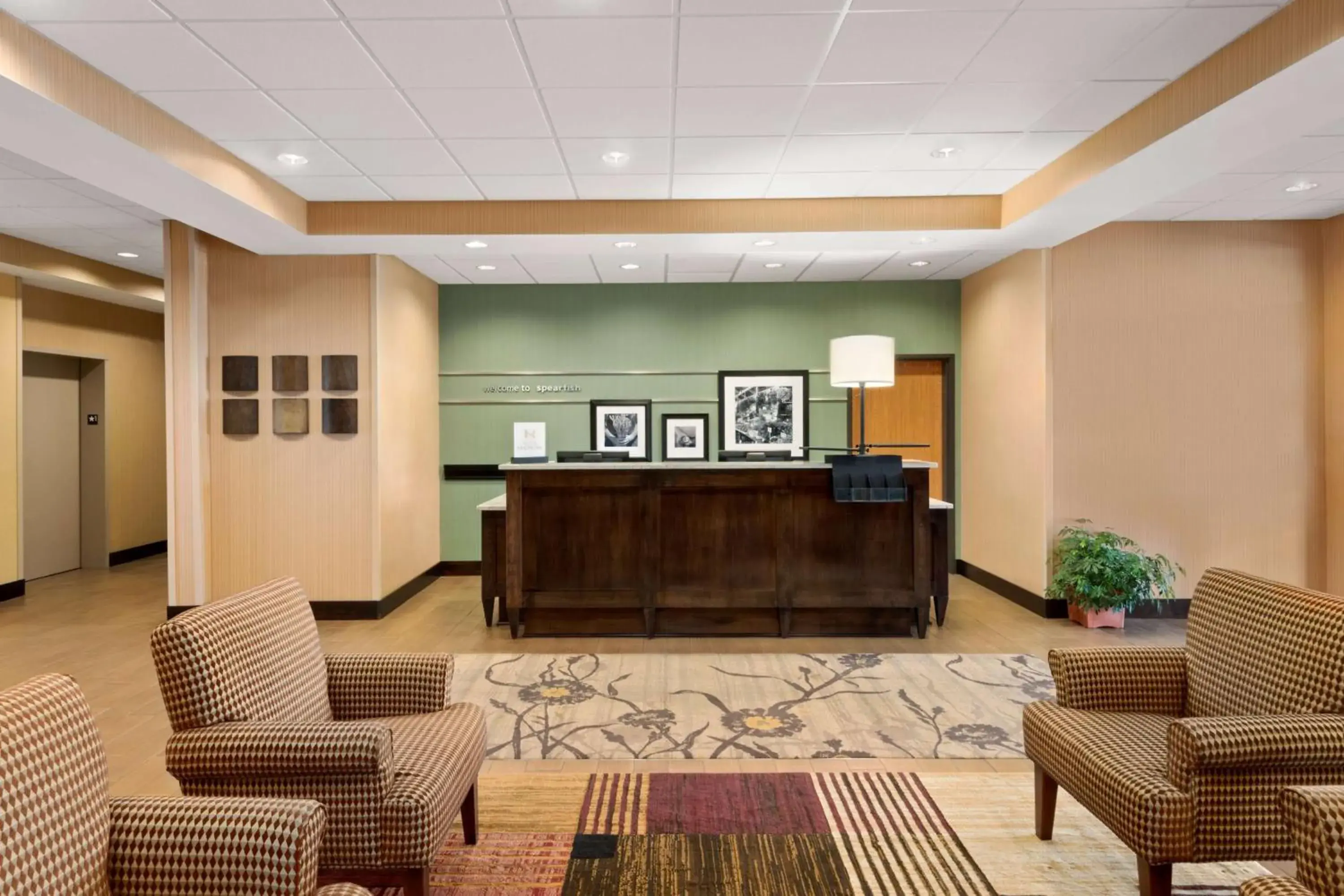 Lobby or reception in Hampton Inn Spearfish Lobby or reception in Hampton Inn Spearfish