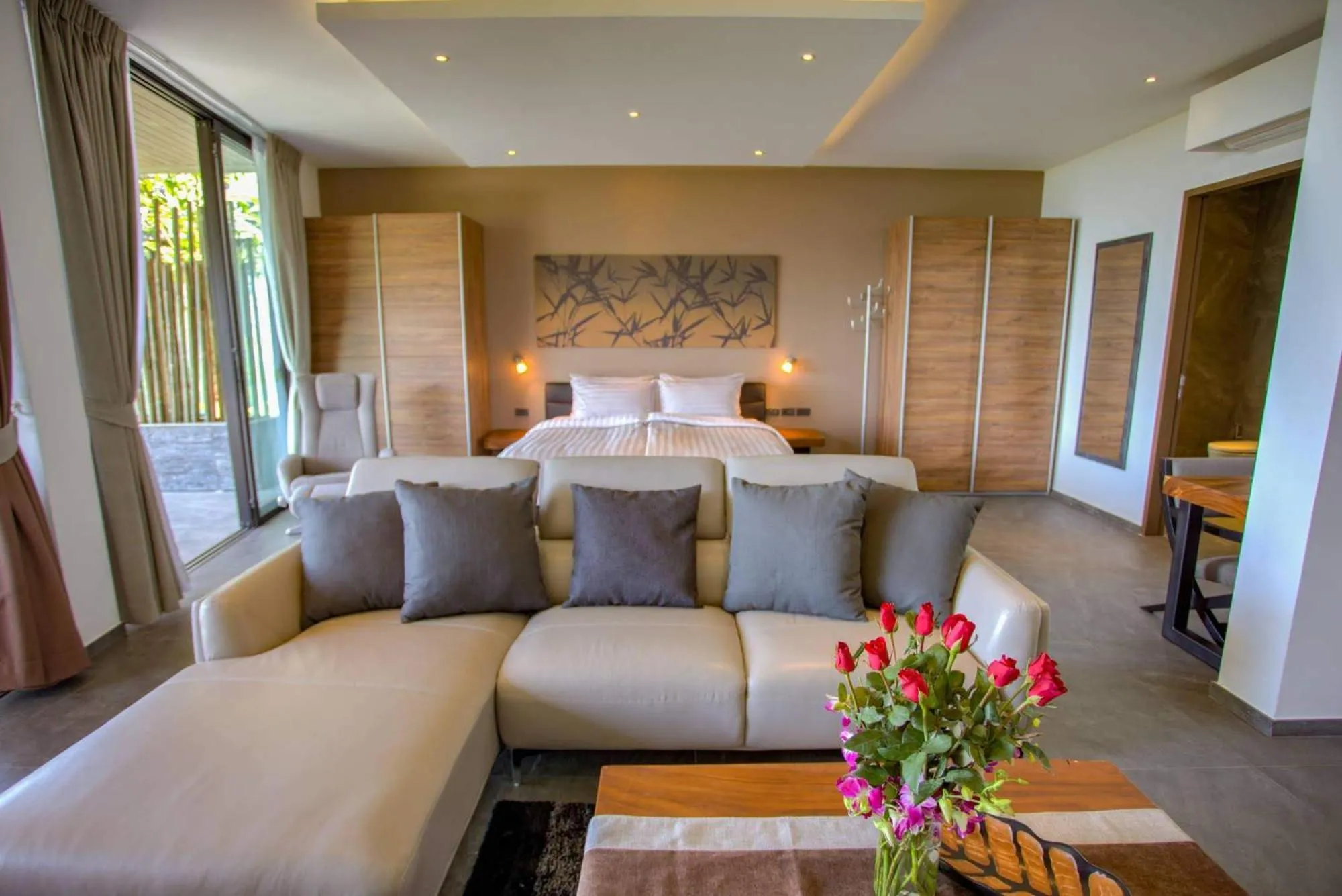 Living room, Bed in Ocean Rock Kalim