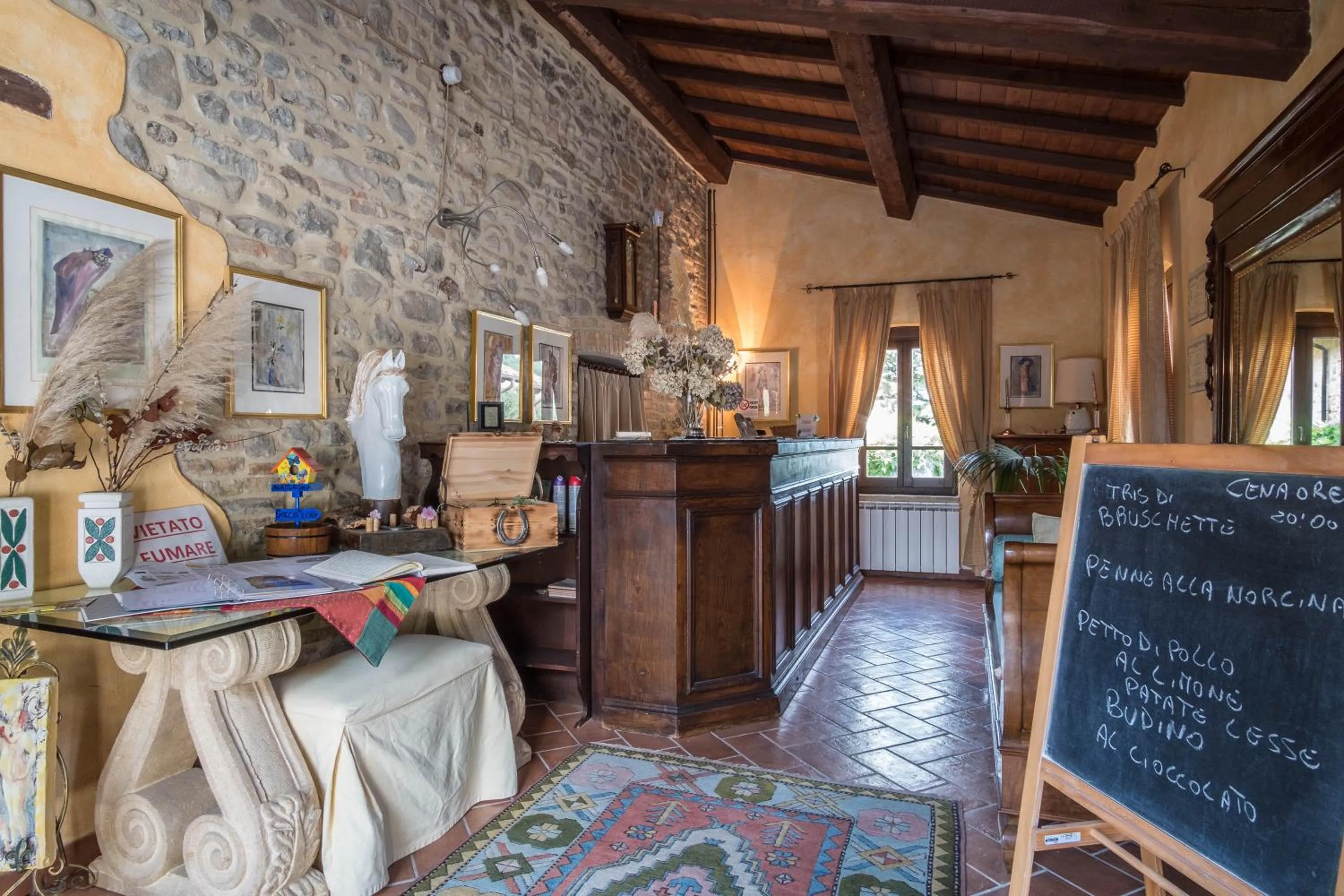 Lobby or reception in Agriturismo Goccia di Luna