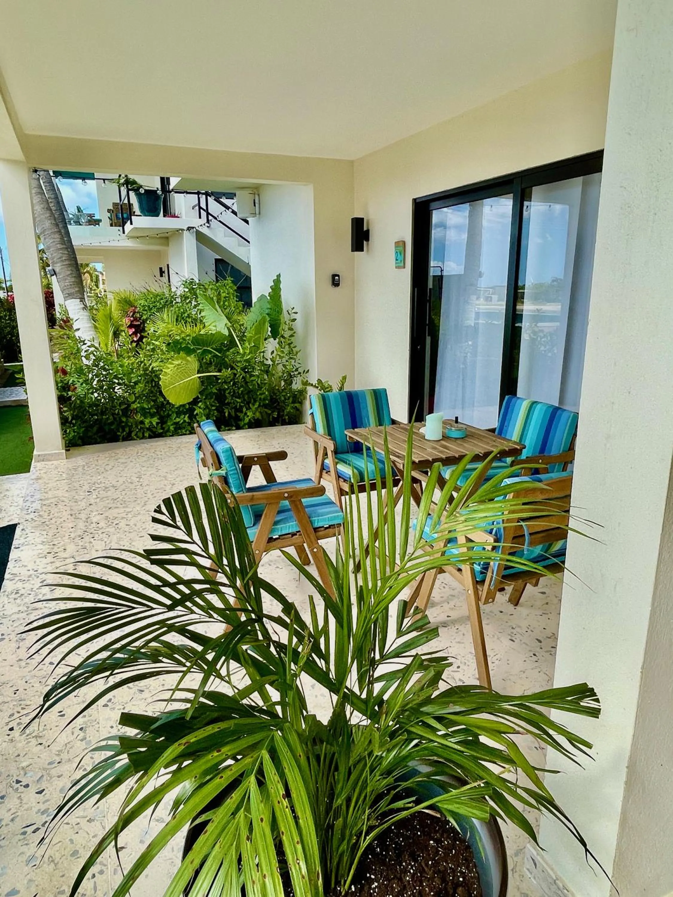 Patio in Vistalmar Ocean Suites