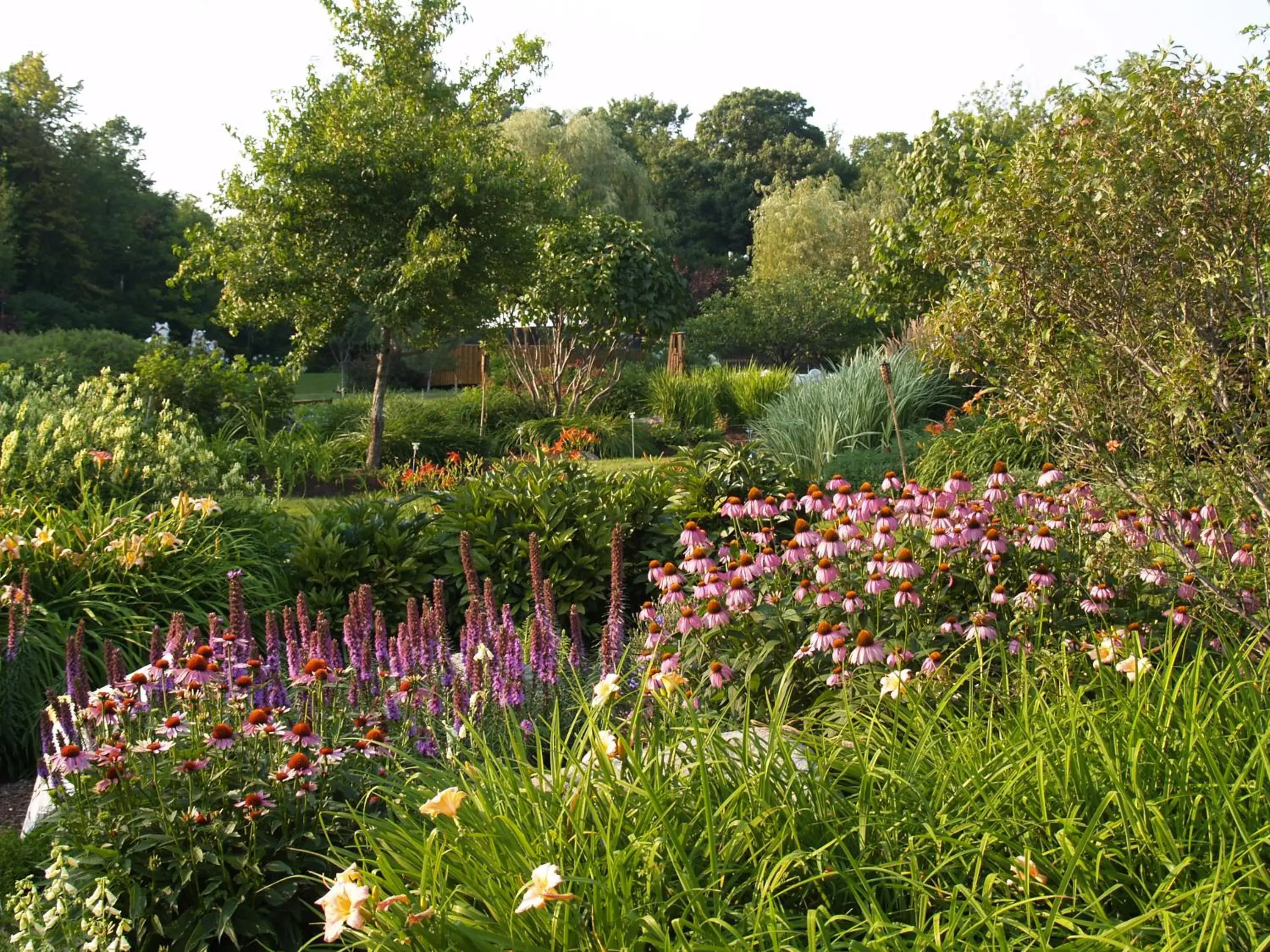 Garden view in Auberge des Gallant Garden view in Auberge des Gallant
