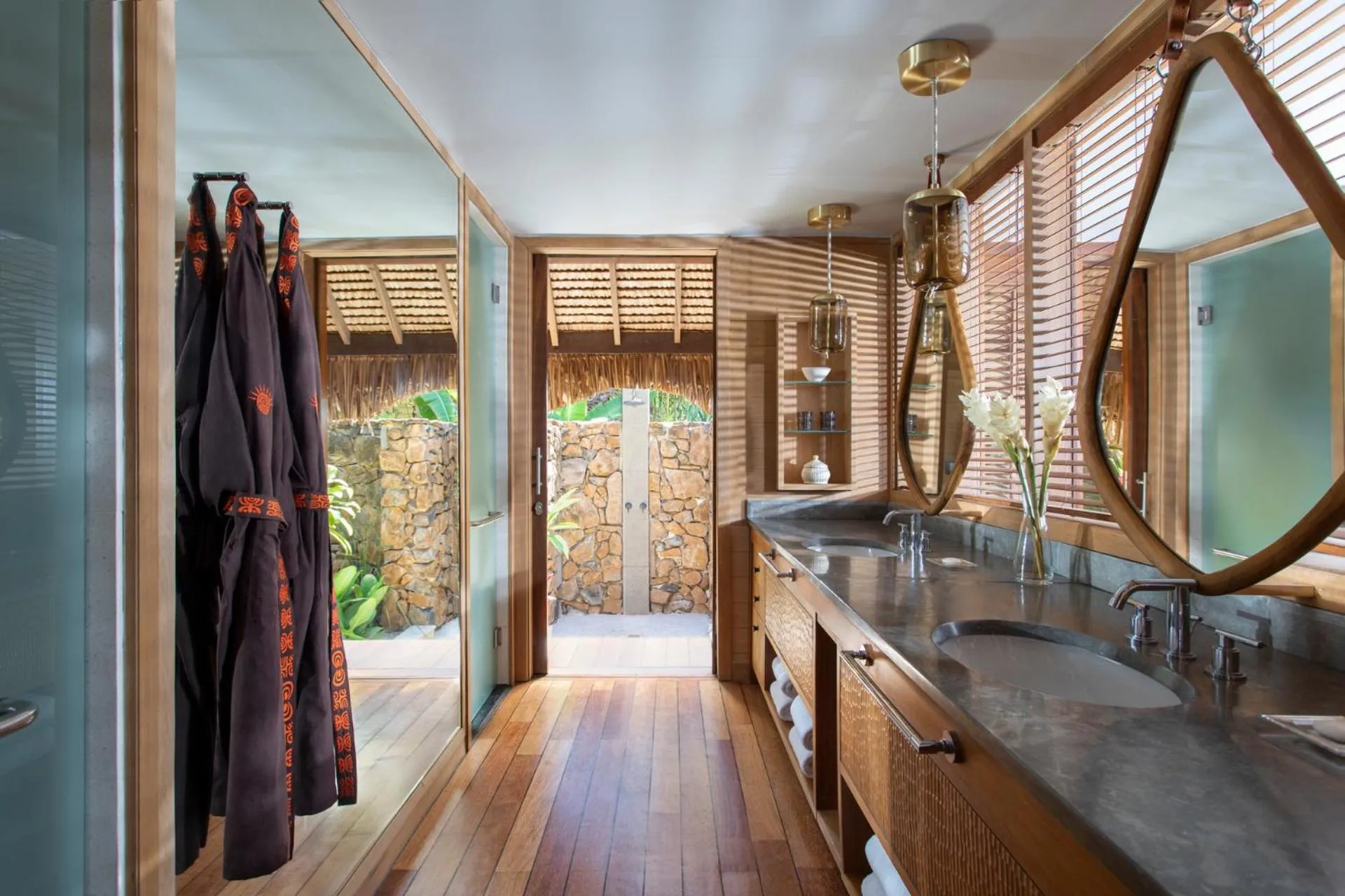 Bathroom in Four Seasons Resort Bora Bora