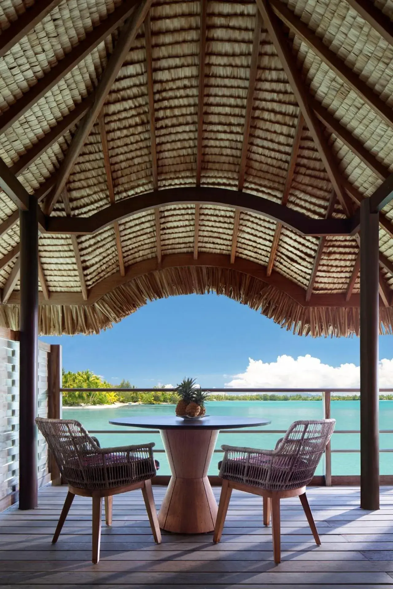 Balcony/Terrace in Four Seasons Resort Bora Bora Balcony/Terrace in Four Seasons Resort Bora Bora
