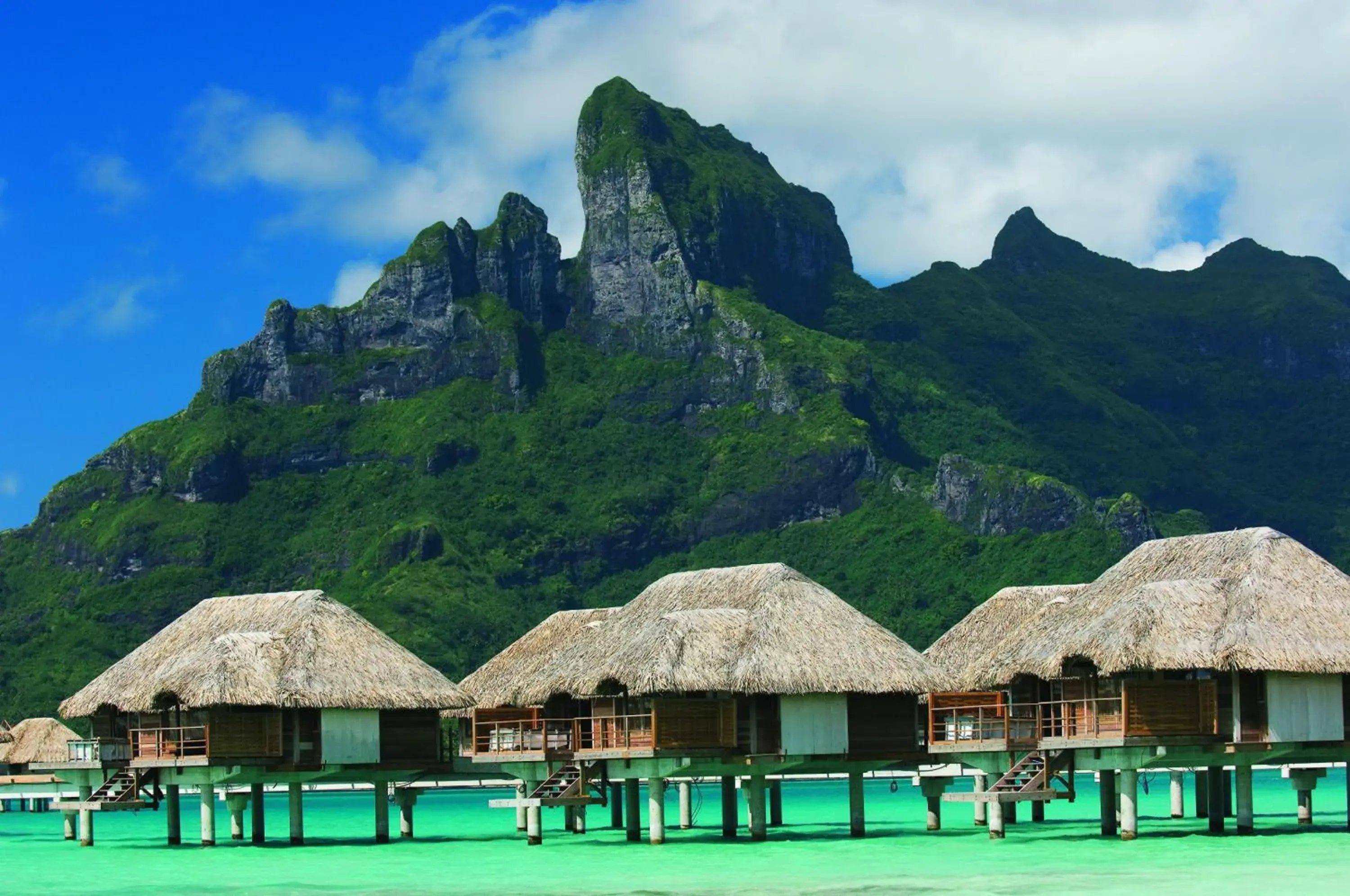 Property building in Four Seasons Resort Bora Bora Property building in Four Seasons Resort Bora Bora