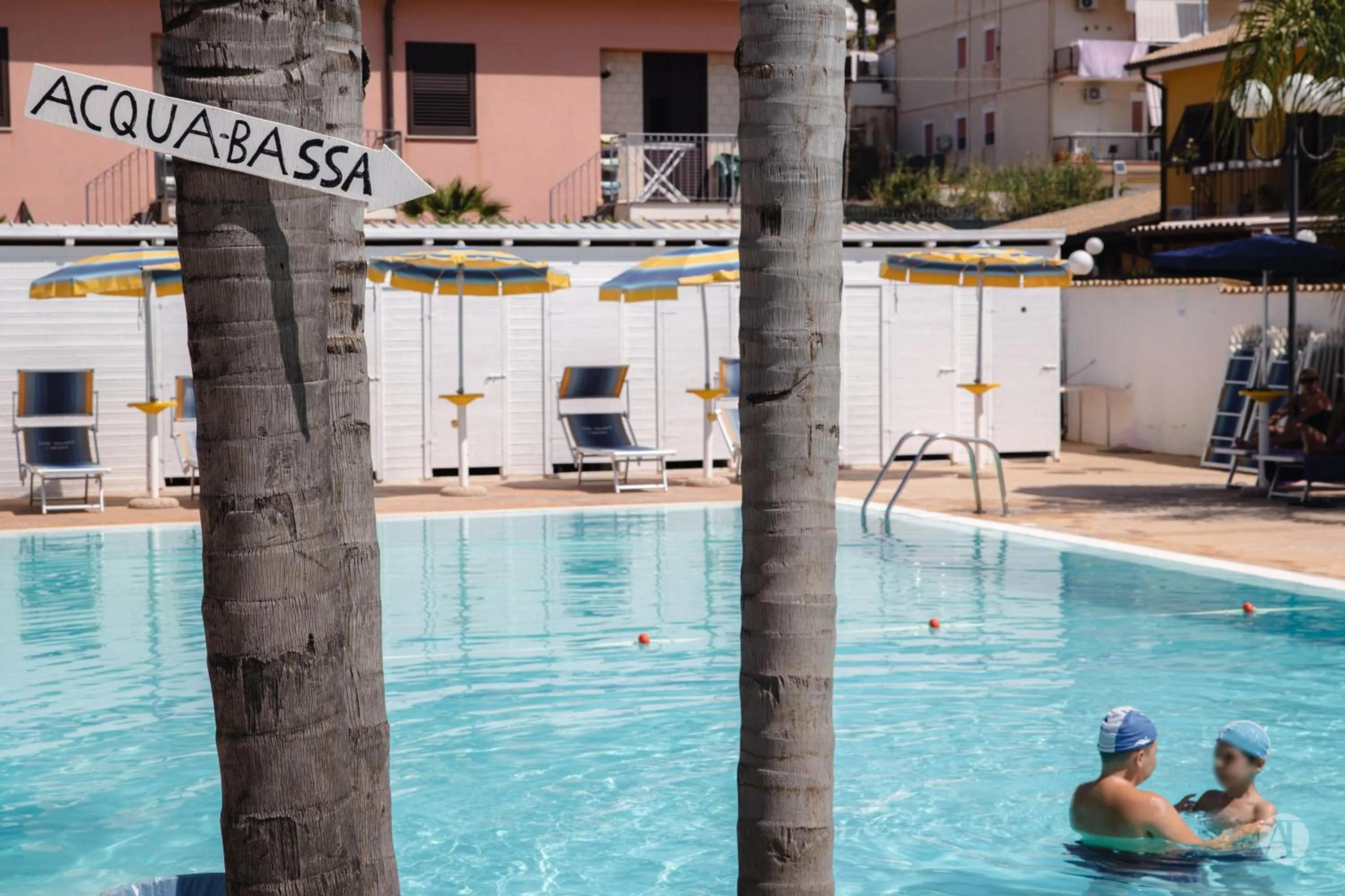 Pool view in Andrea Case Vacanze L'Ancora