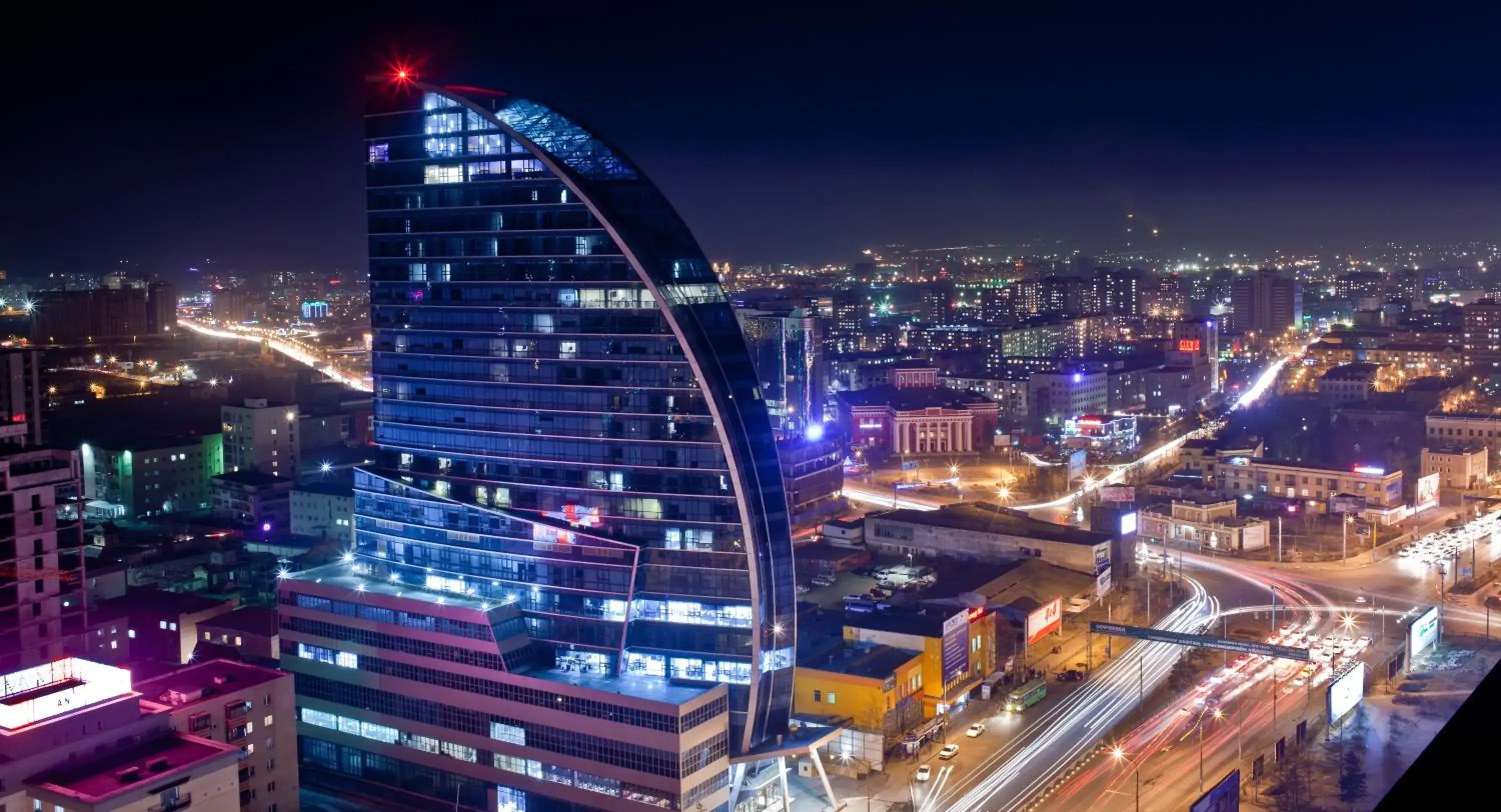 Facade/entrance in The Blue Sky Hotel and Tower Facade/entrance in The Blue Sky Hotel and Tower