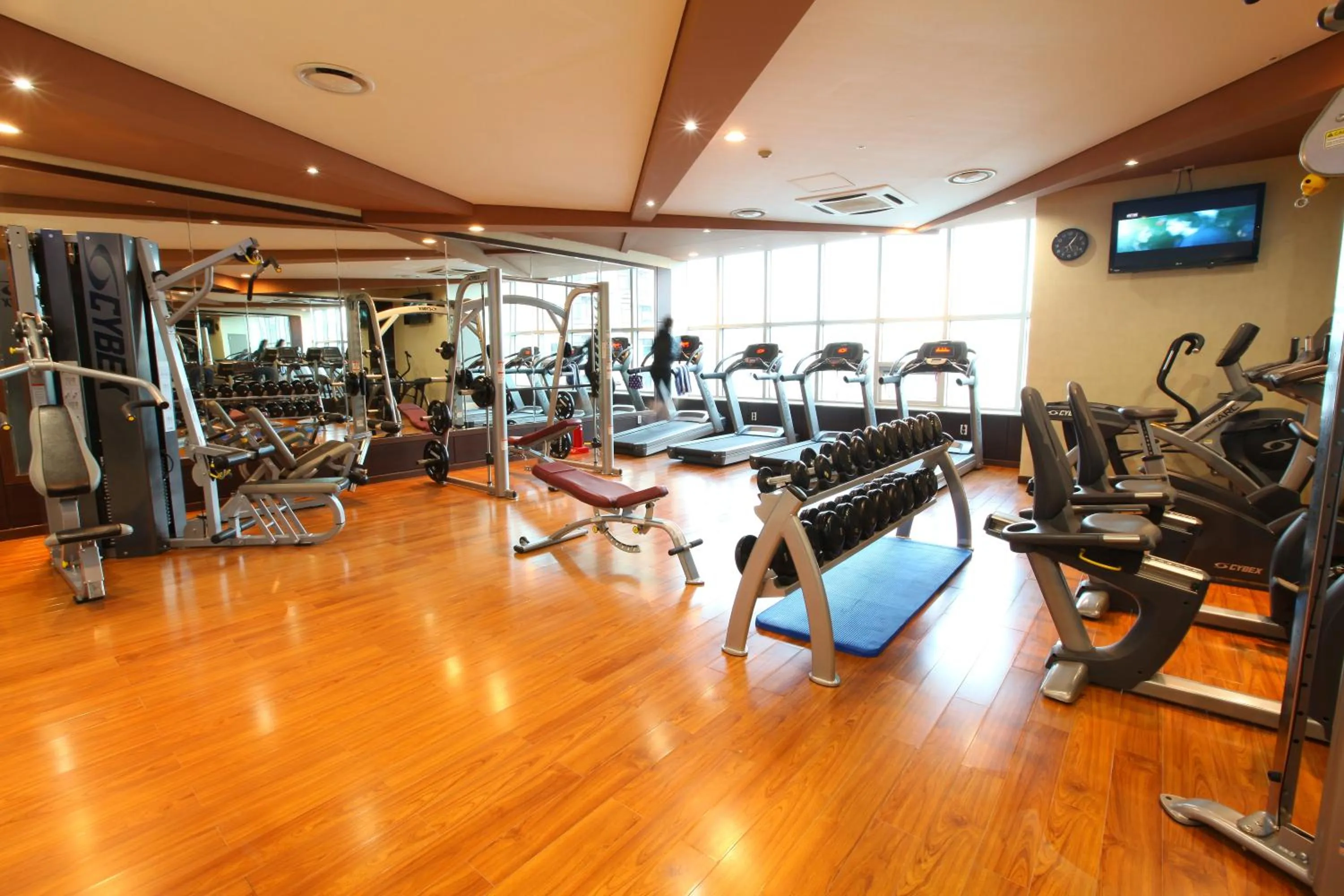 Fitness centre/facilities in The Blue Sky Hotel and Tower