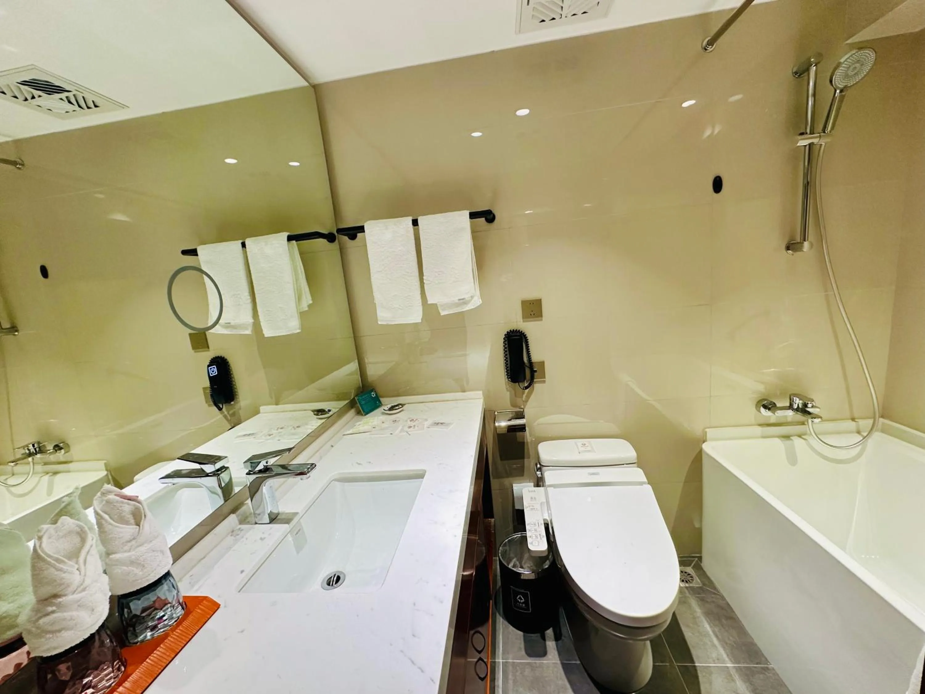 Shower in Mason Hotel