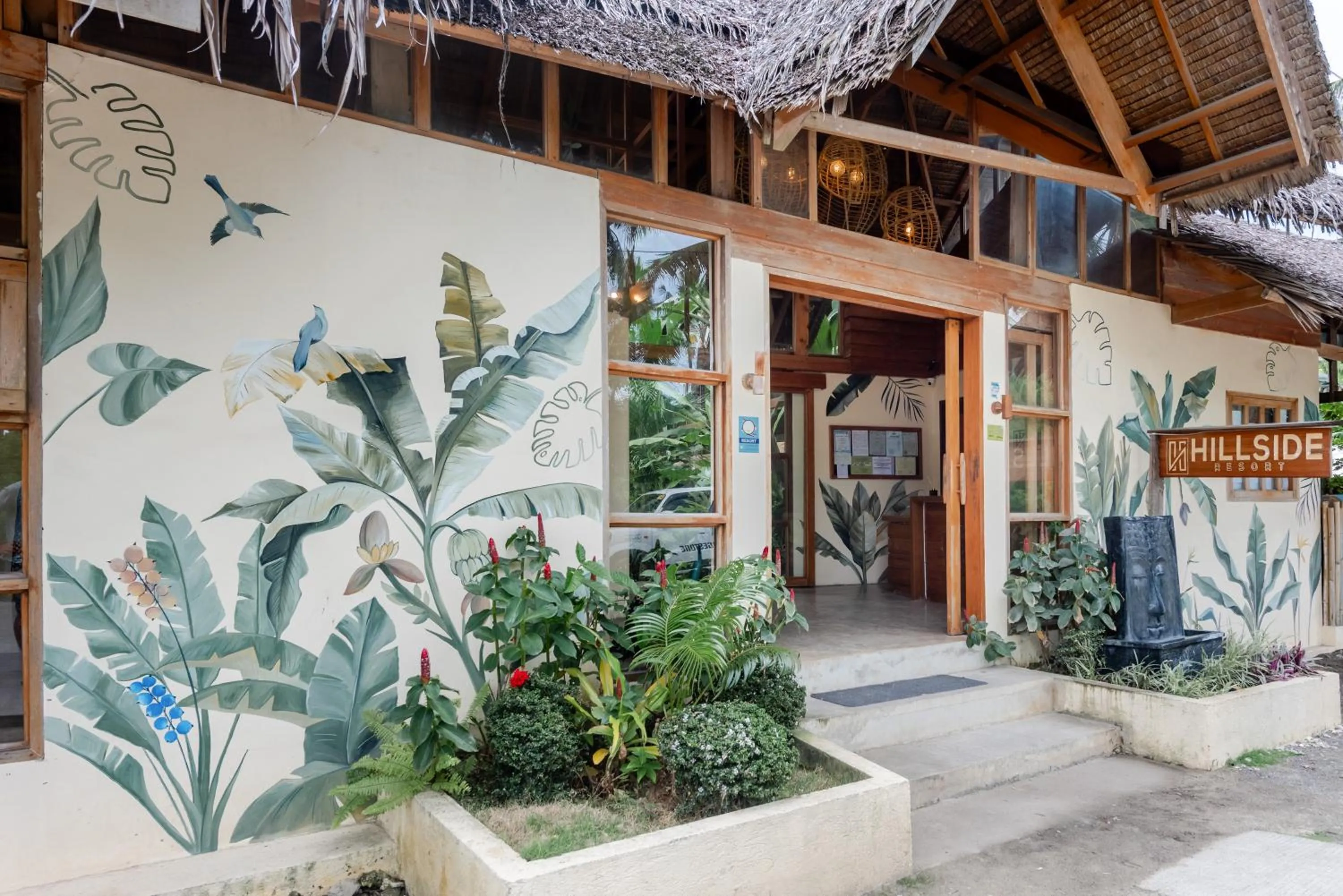 Facade/entrance in The Hillside Resort Siargao