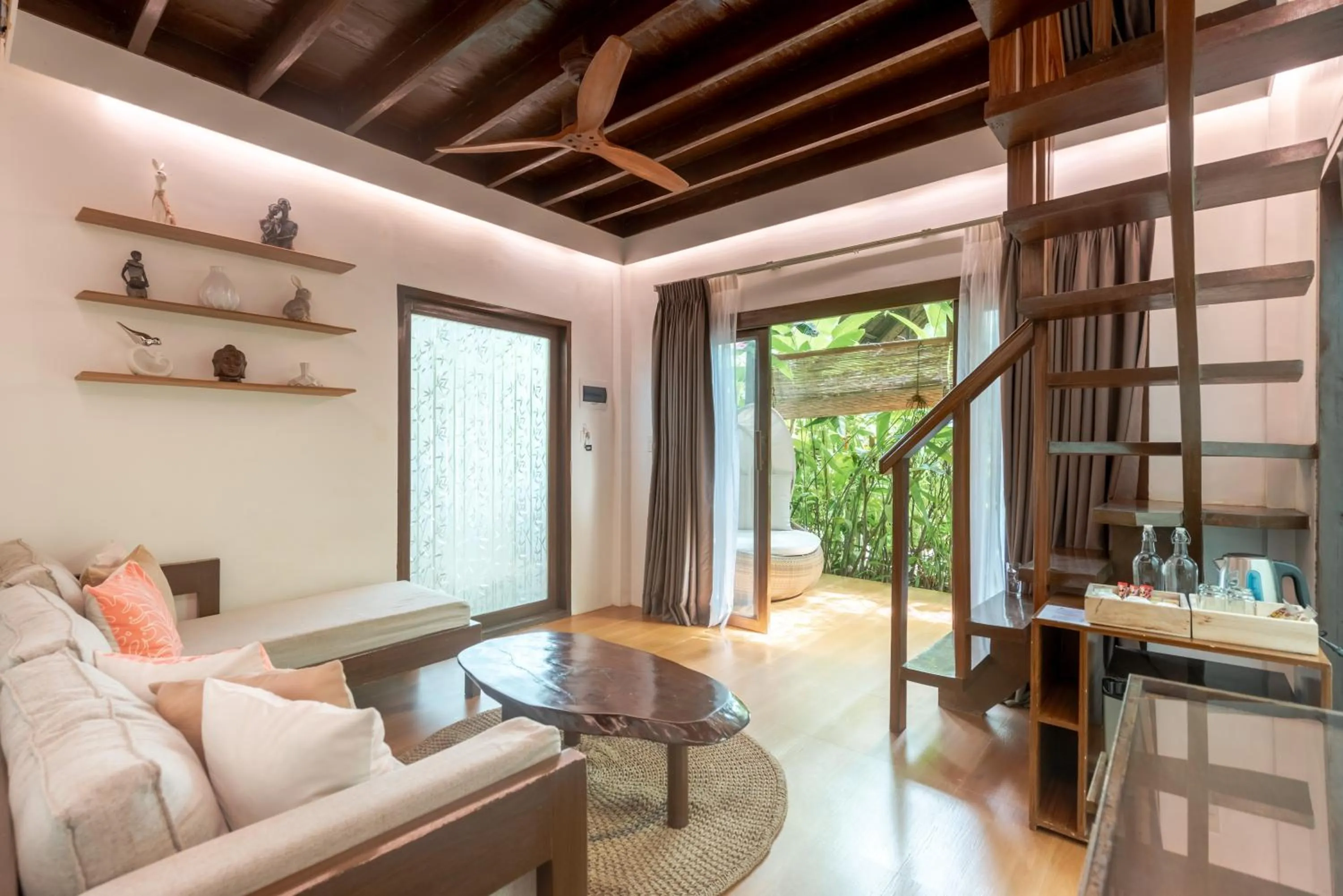 Living room in The Hillside Resort Siargao