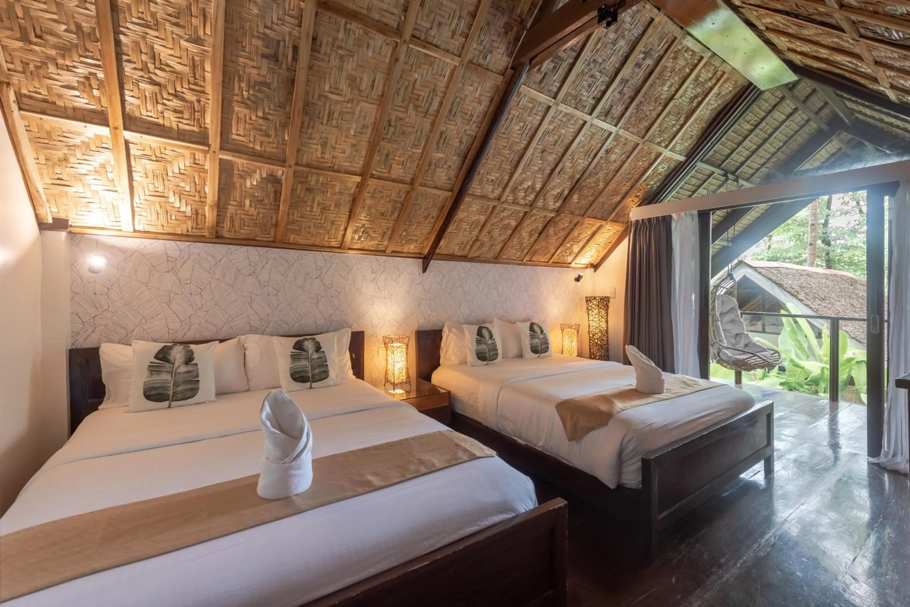 Bed in The Hillside Resort Siargao