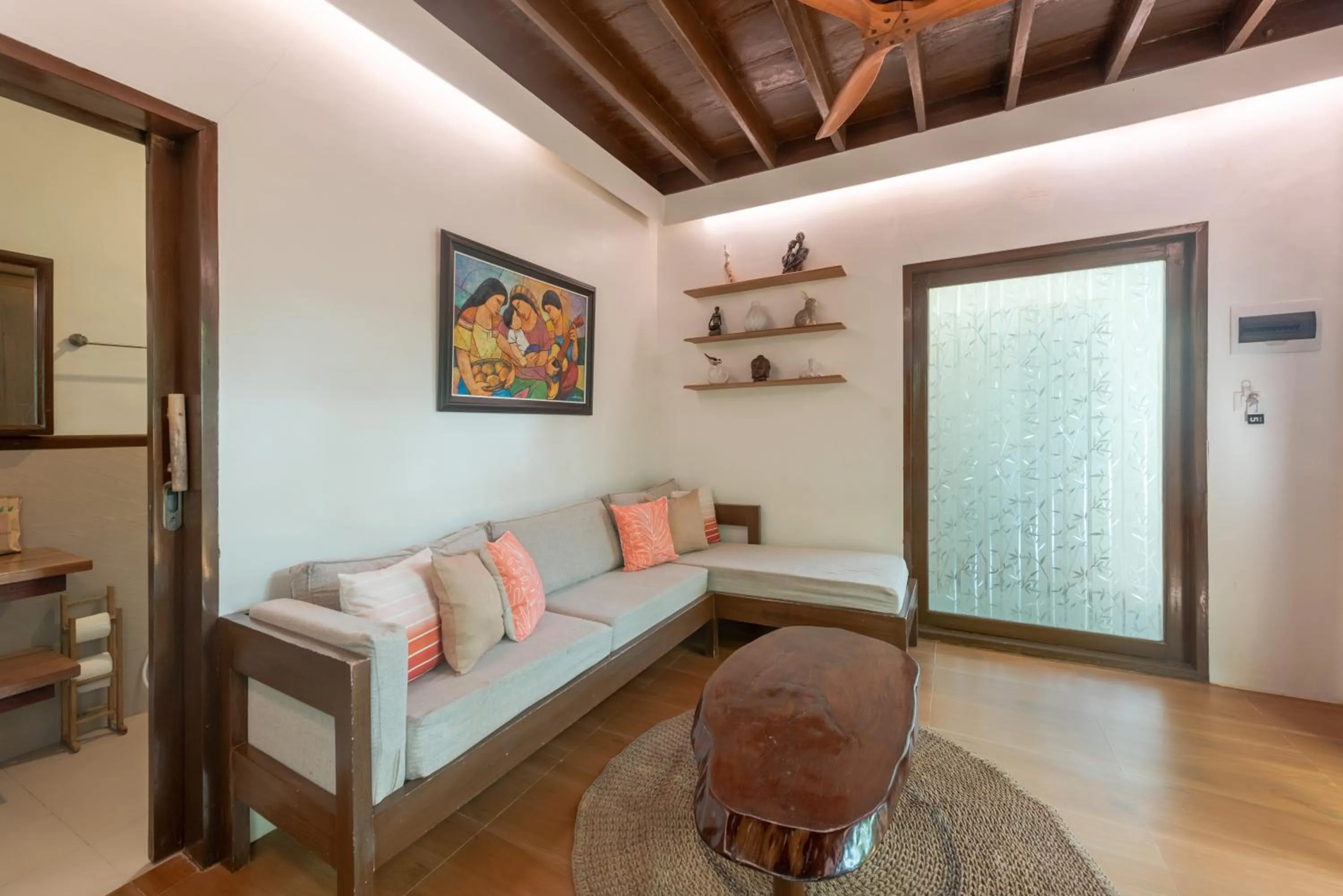 Living room in The Hillside Resort Siargao