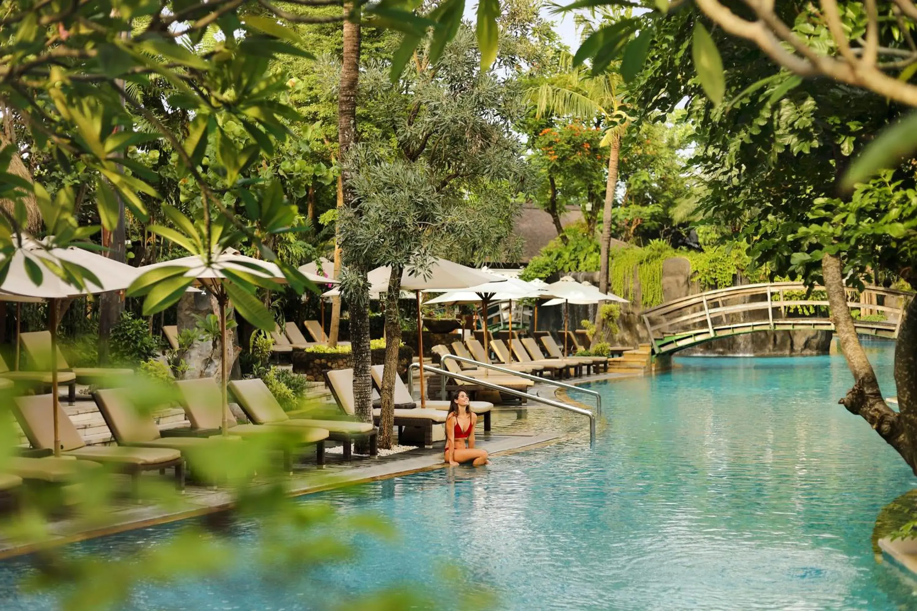 Swimming pool in Padma Resort Legian Swimming pool in Padma Resort Legian