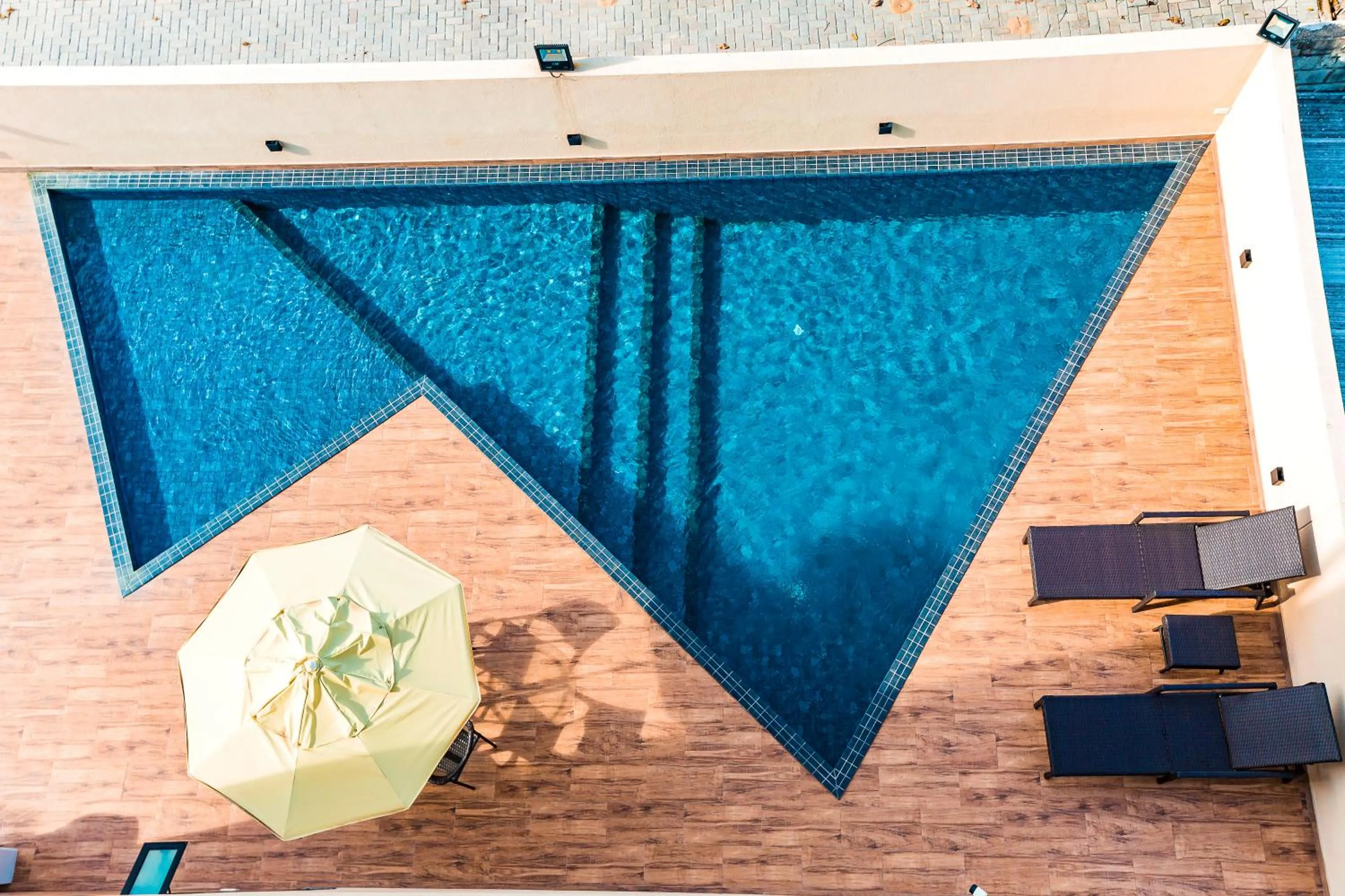 Pool view in Macuco Residence