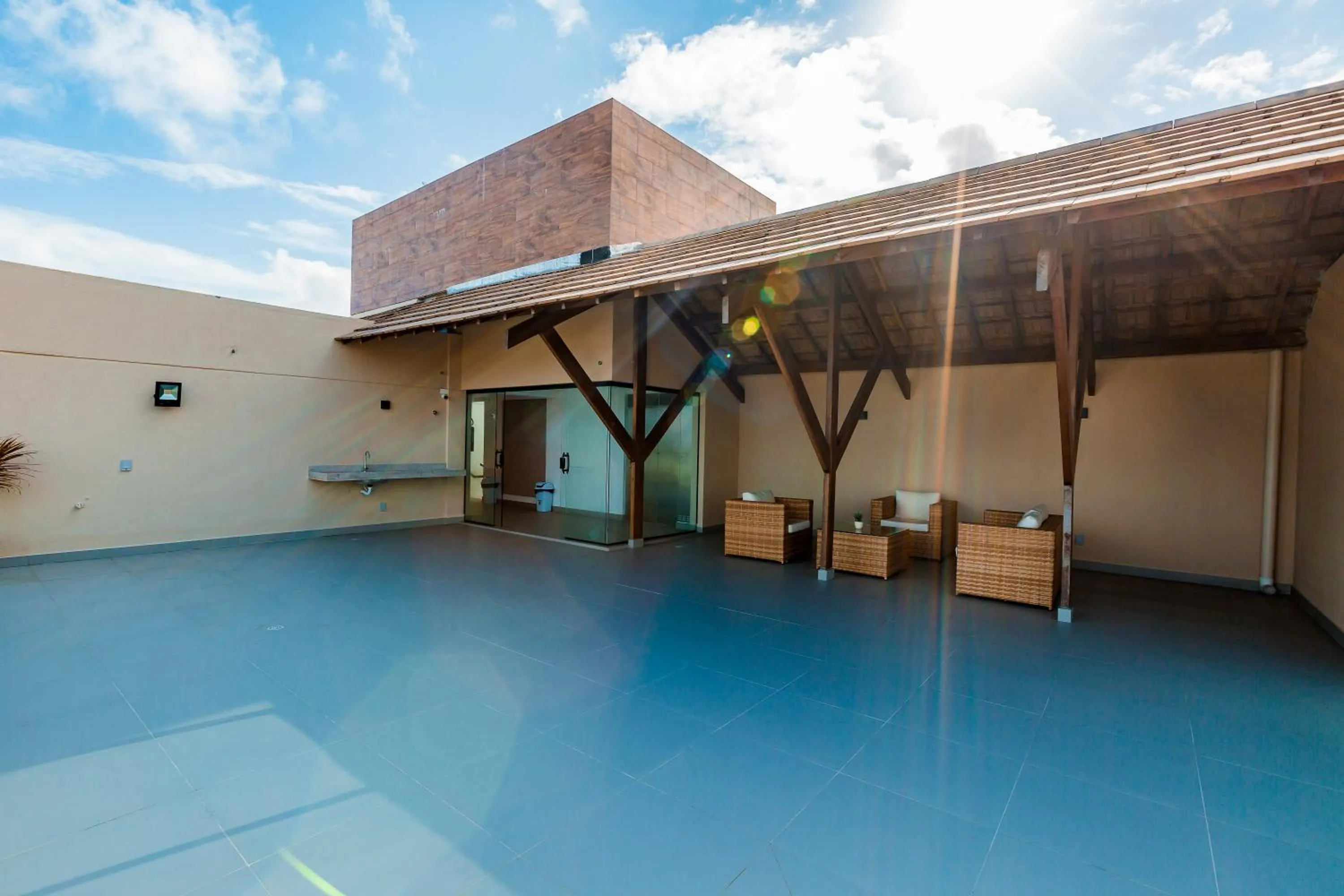 Facade/entrance in Macuco Residence