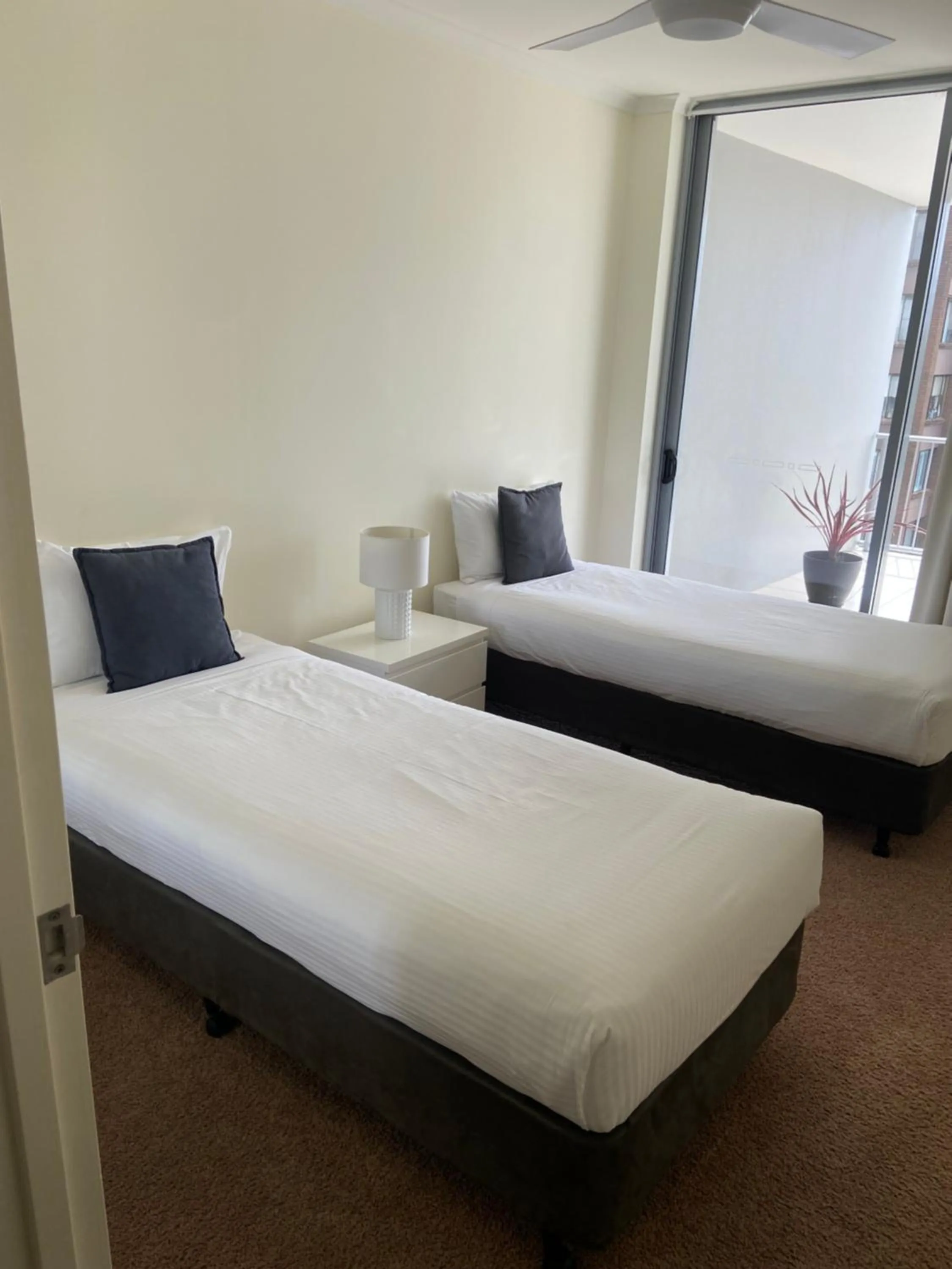 Bed in Ki-ea Apartments