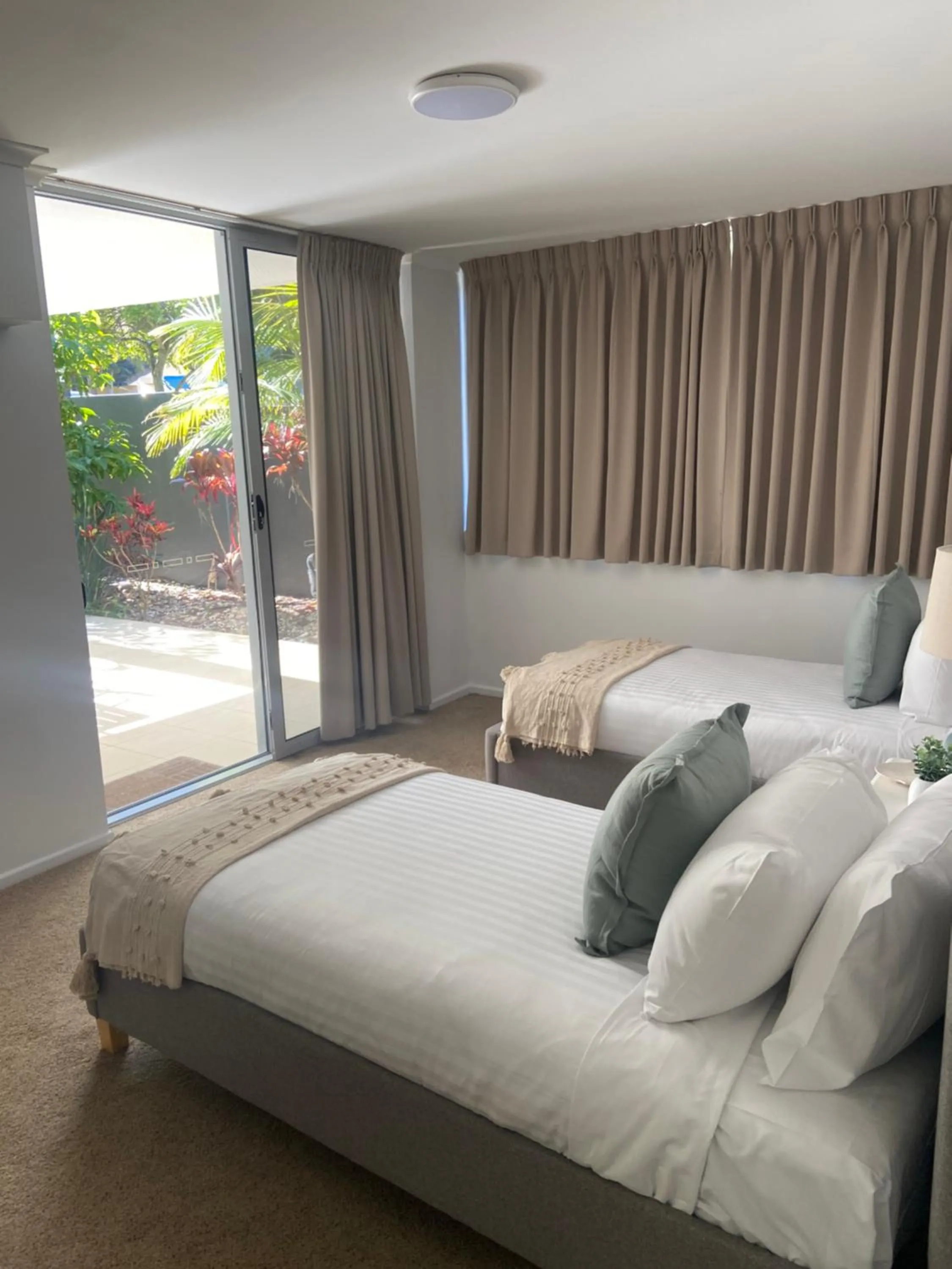 Bed in Ki-ea Apartments