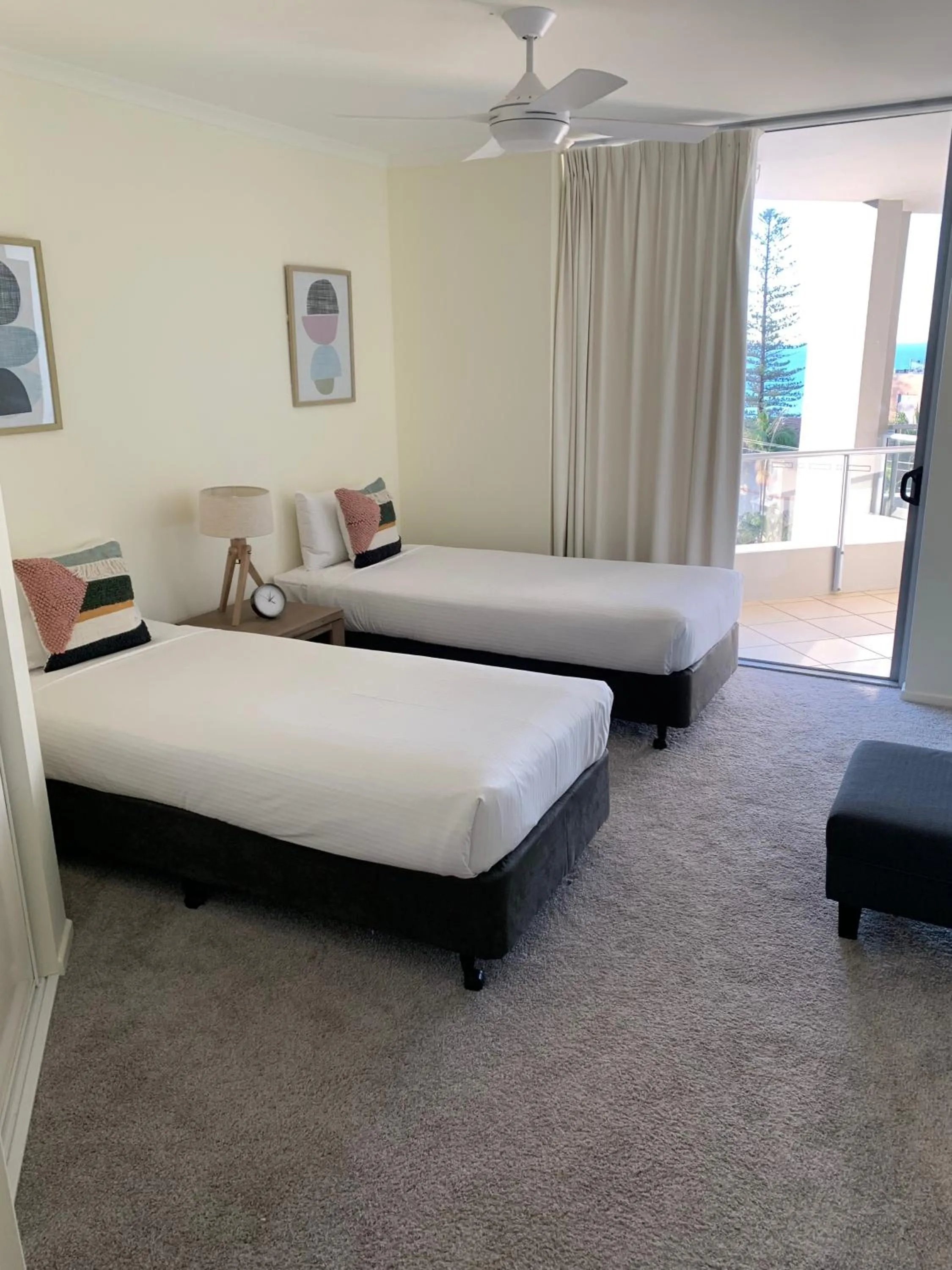 Bed in Ki-ea Apartments