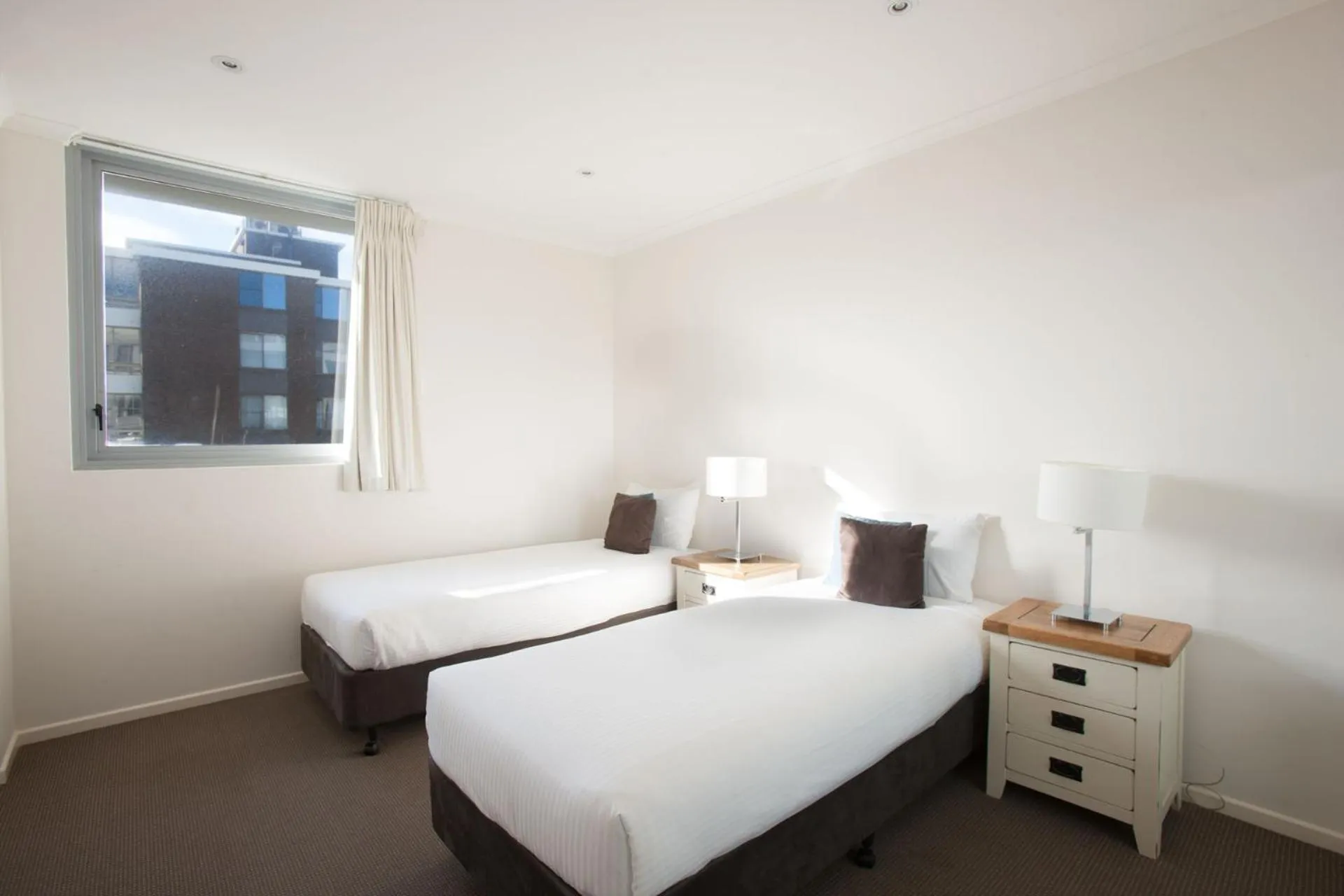 Bed in Ki-ea Apartments