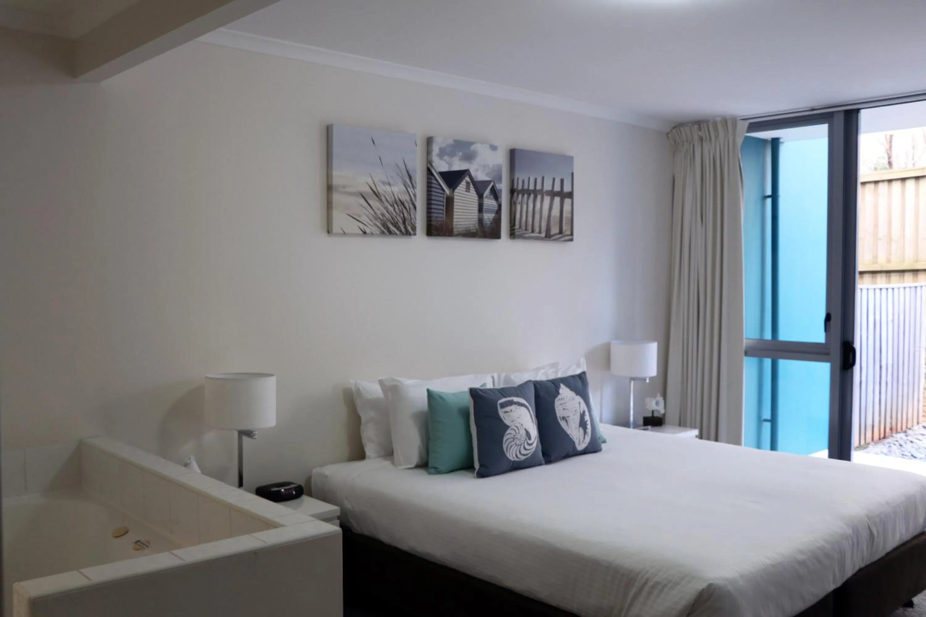 Bed in Ki-ea Apartments