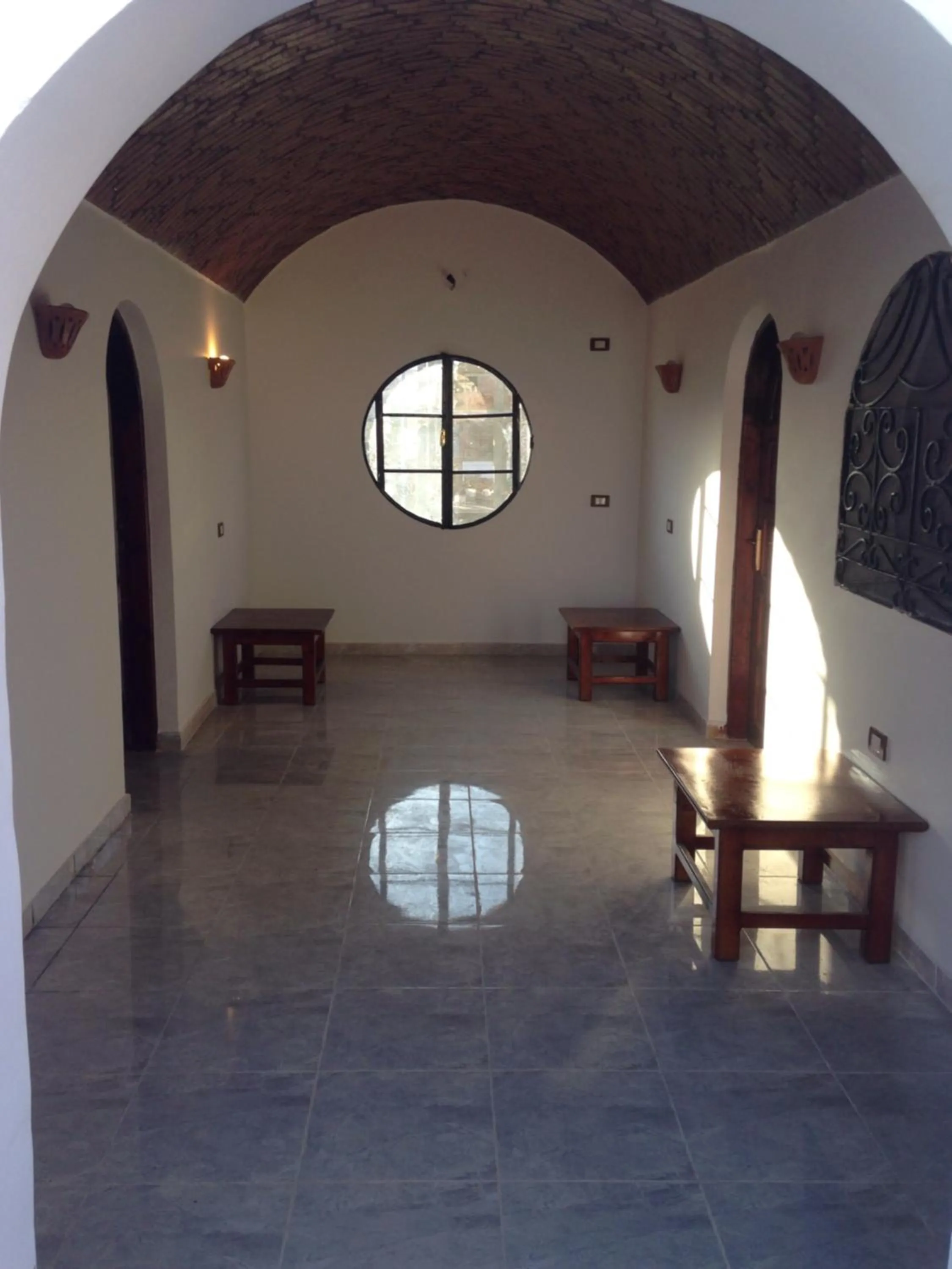 Seating area in Nubian Holiday House Aswan
