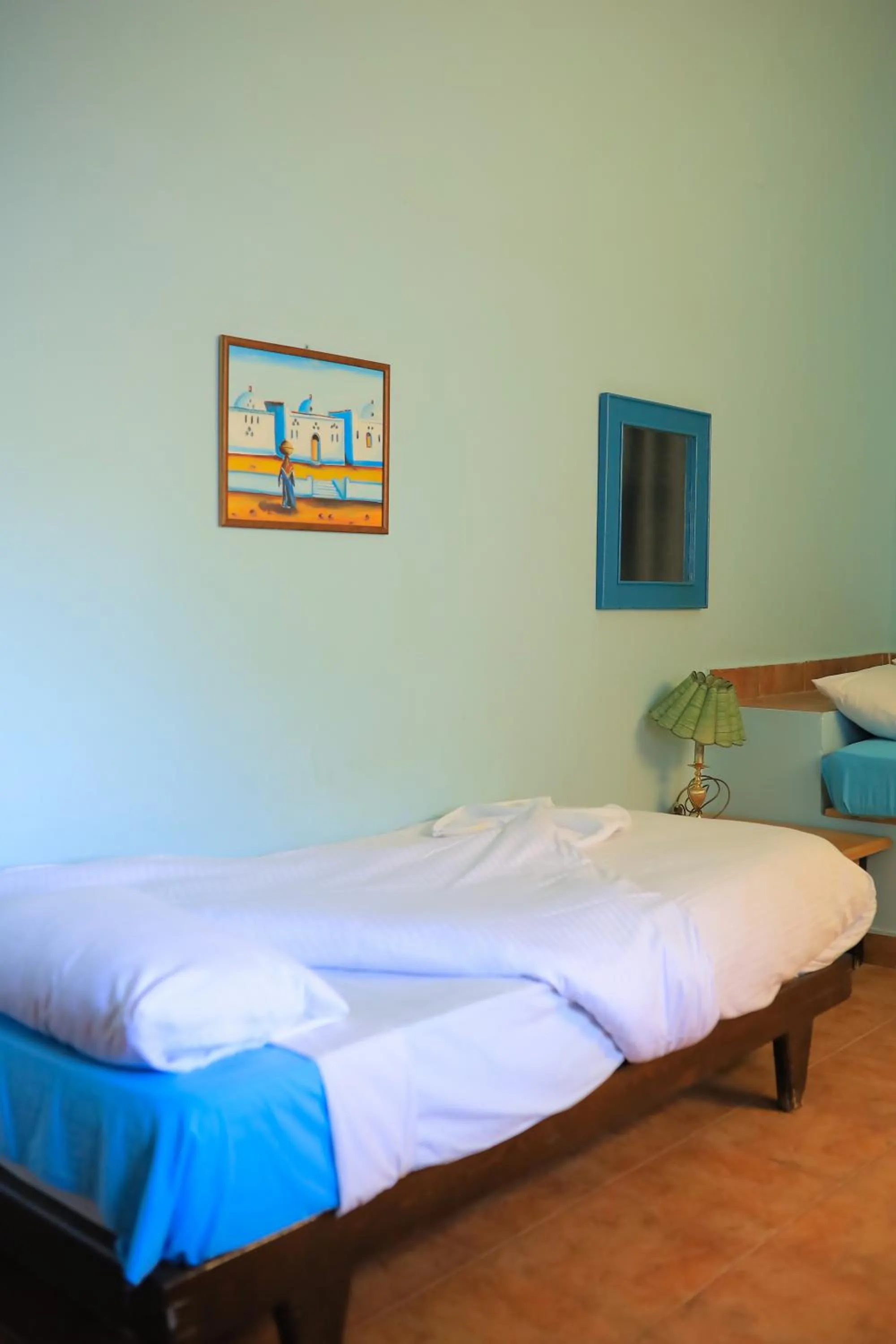 Bed in Nubian Holiday House Aswan